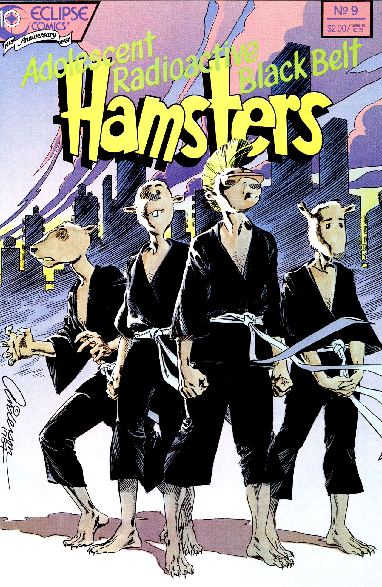 Read online Adolescent Radioactive Black Belt Hamsters comic -  Issue #9 - 1