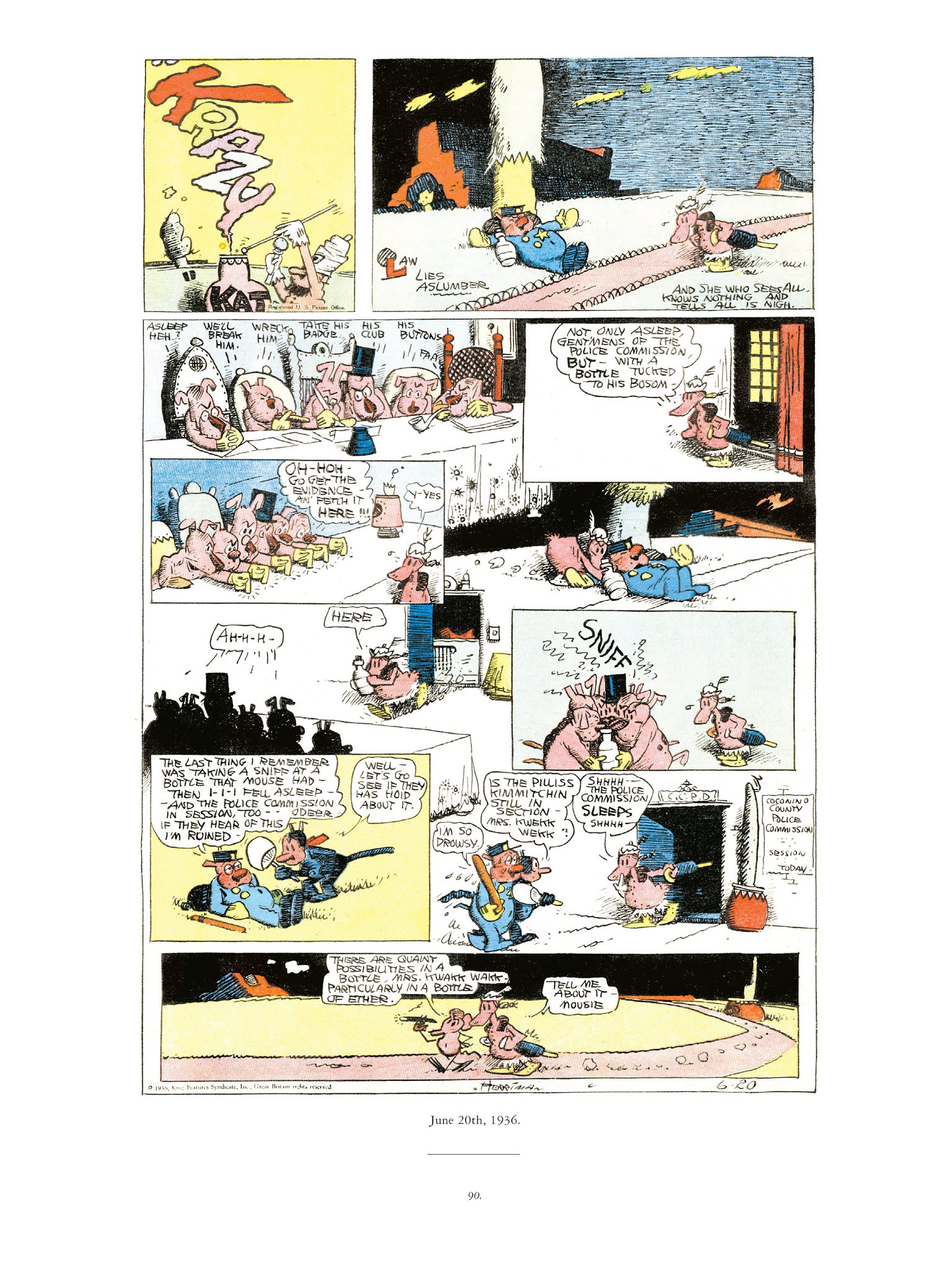 Read online Krazy & Ignatz comic -  Issue # TPB 9 - 88