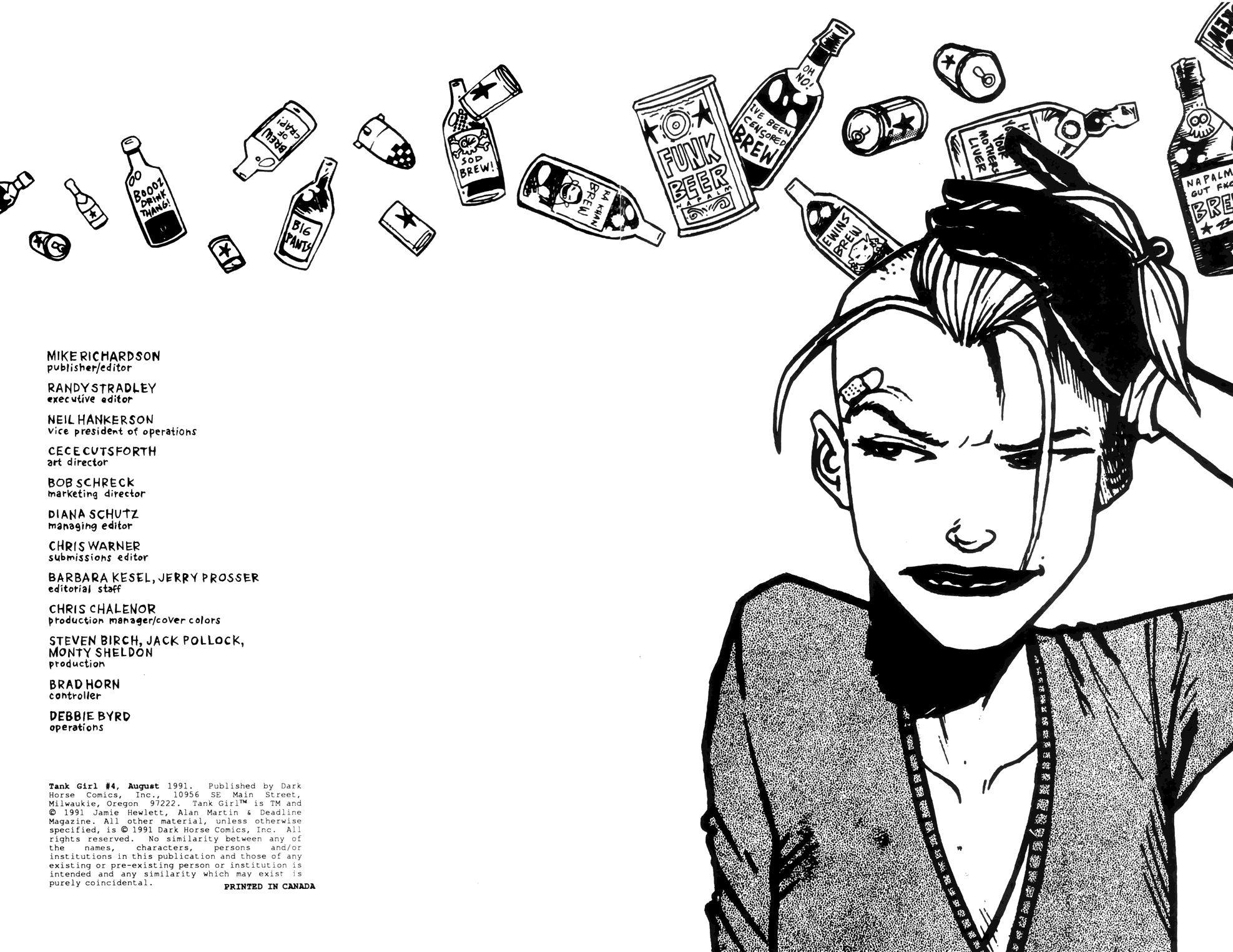 Read online Tank Girl (1991) comic -  Issue #4 - 2