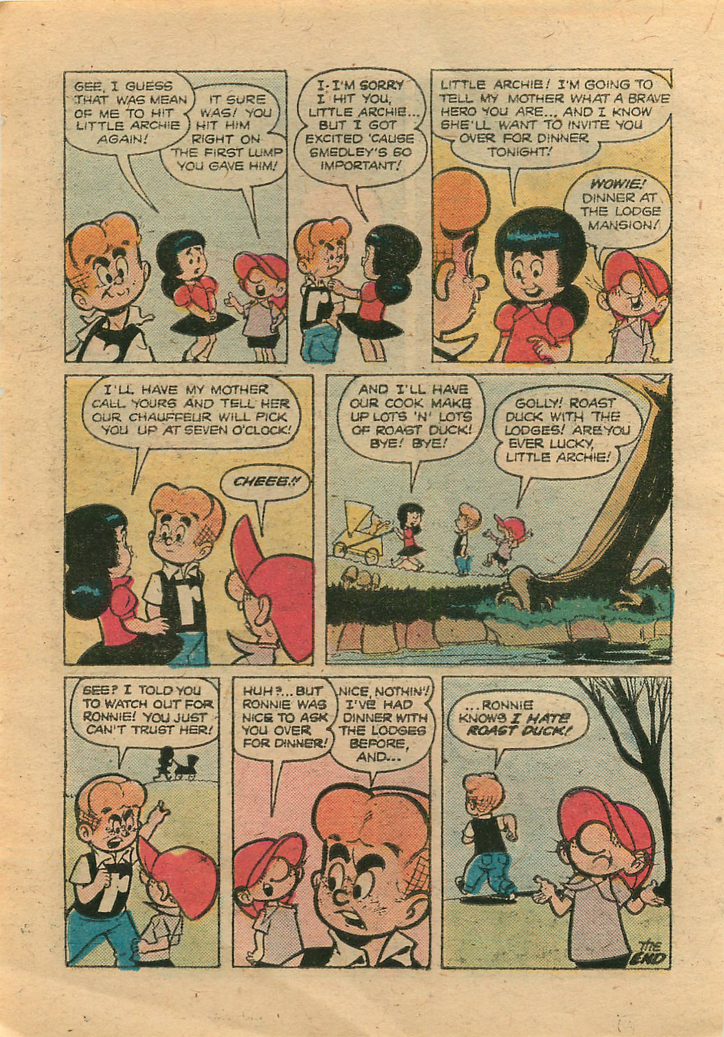 Read online Little Archie Comics Digest Magazine comic -  Issue #3 - 182