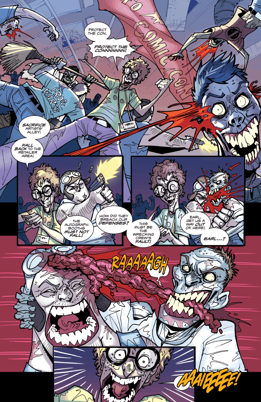 Read online Fanboys vs. Zombies comic -  Issue #8 - 11