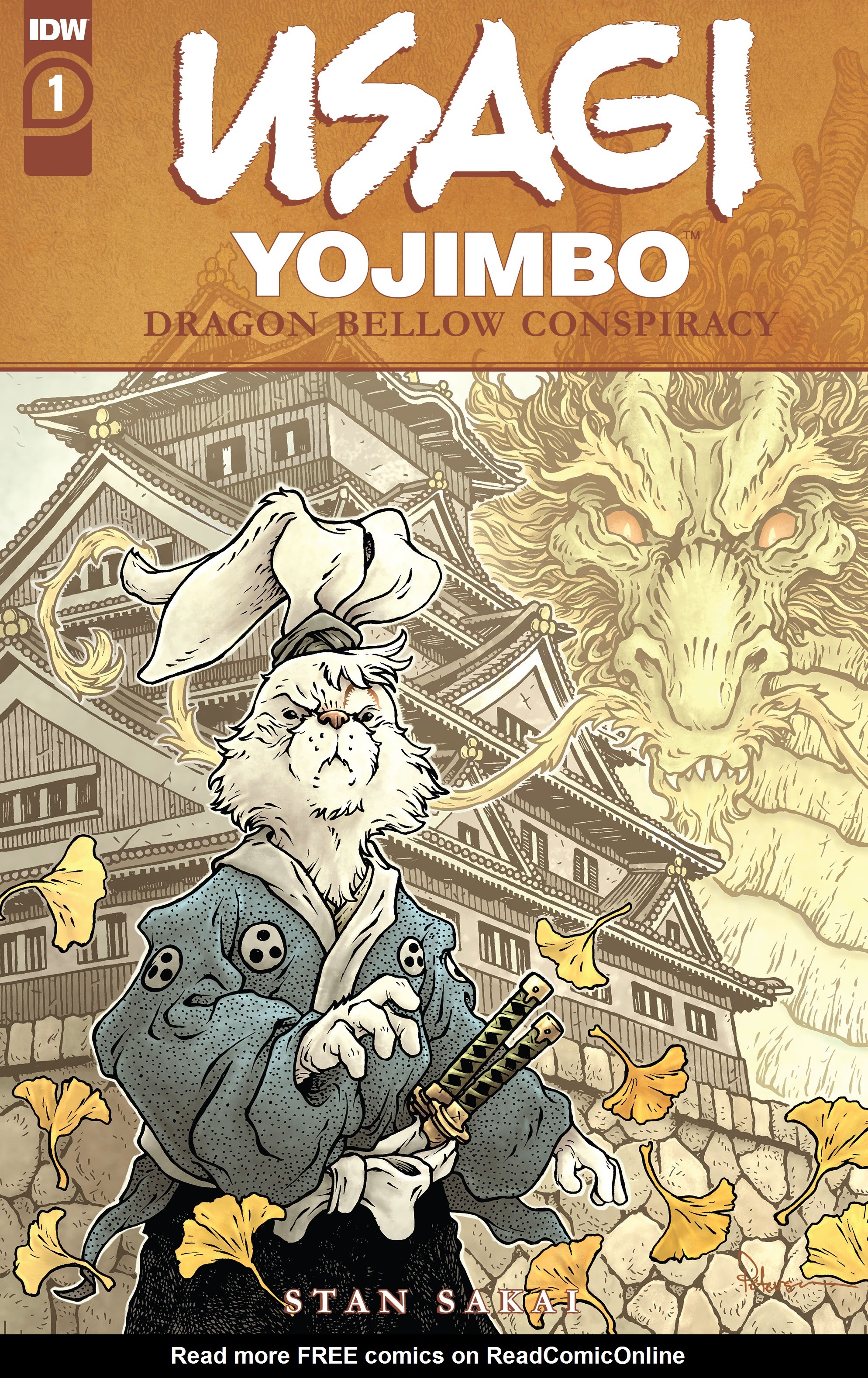 Read online Usagi Yojimbo: The Dragon Bellow Conspiracy comic -  Issue #1 - 1