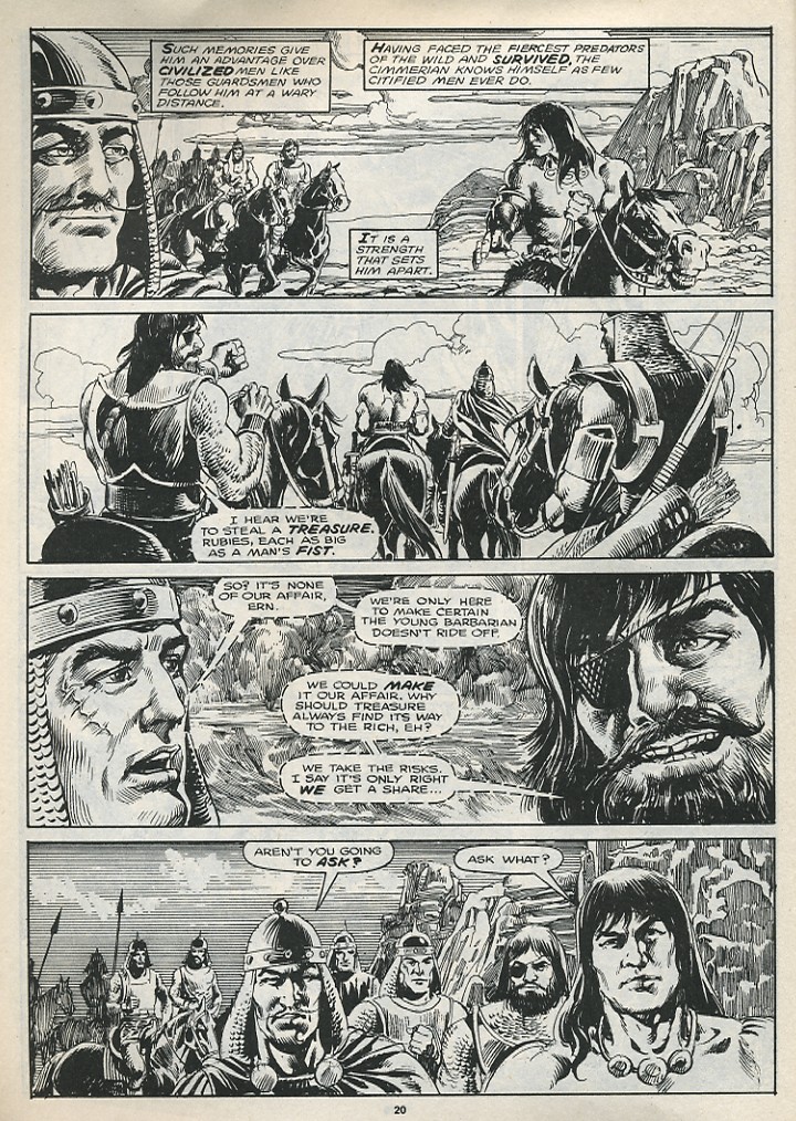 Read online The Savage Sword Of Conan comic -  Issue #174 - 22