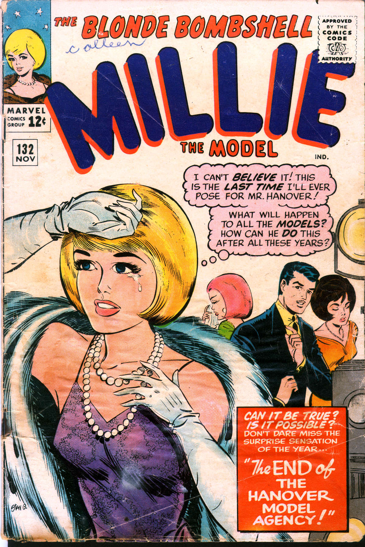 Read online Millie the Model comic -  Issue #132 - 1