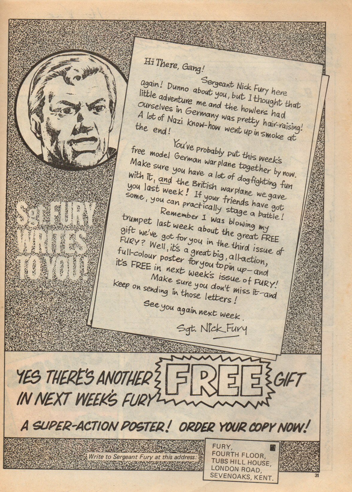 Read online Fury (1977) comic -  Issue #2 - 31