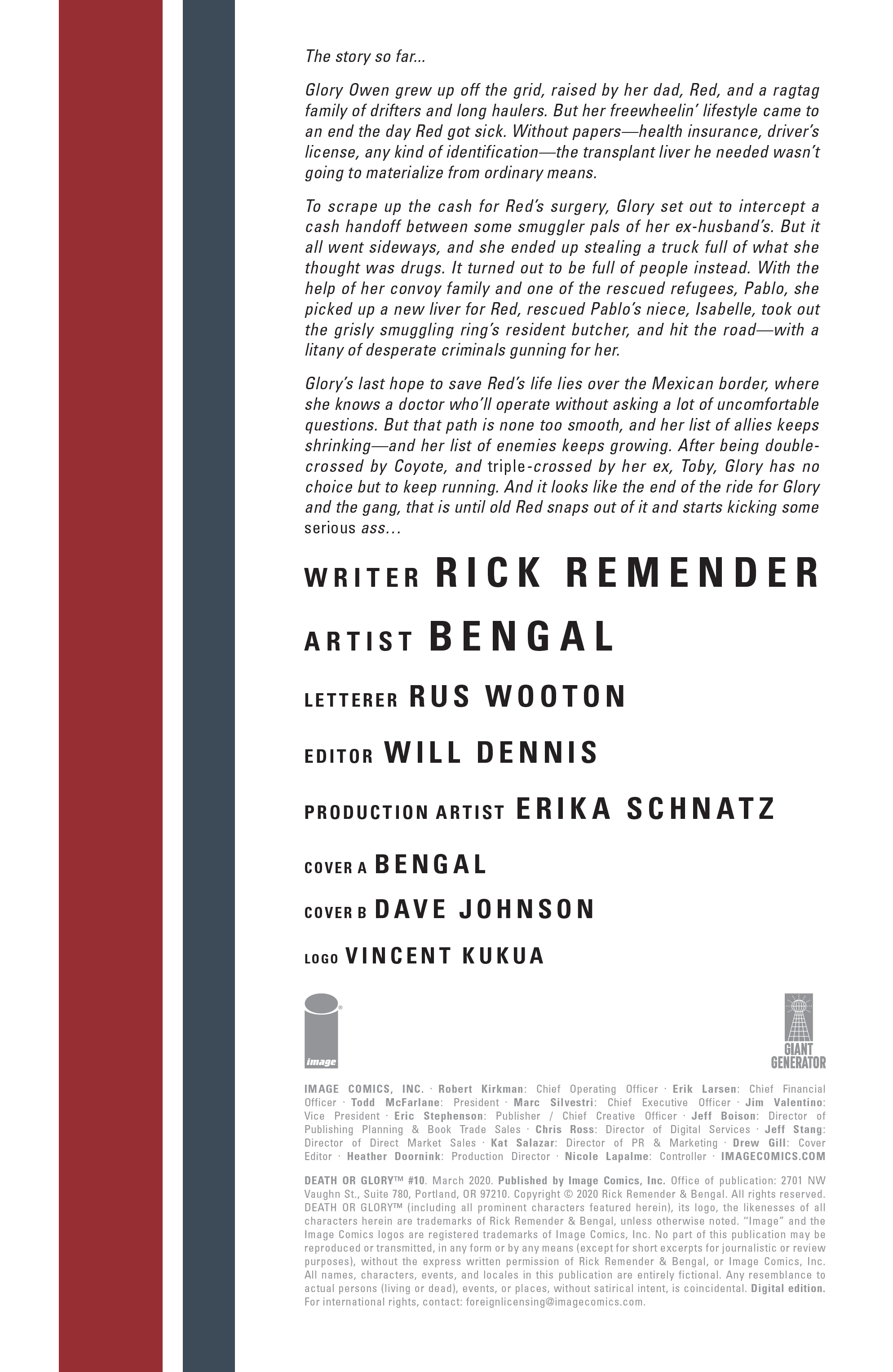 Read online Death Or Glory comic -  Issue #10 - 2