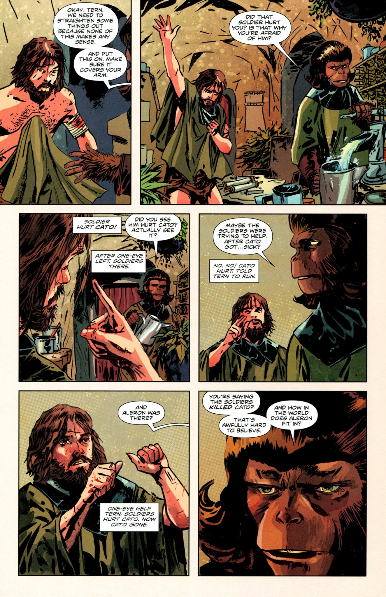 Read online Betrayal of the Planet of the Apes comic -  Issue #2 - 21