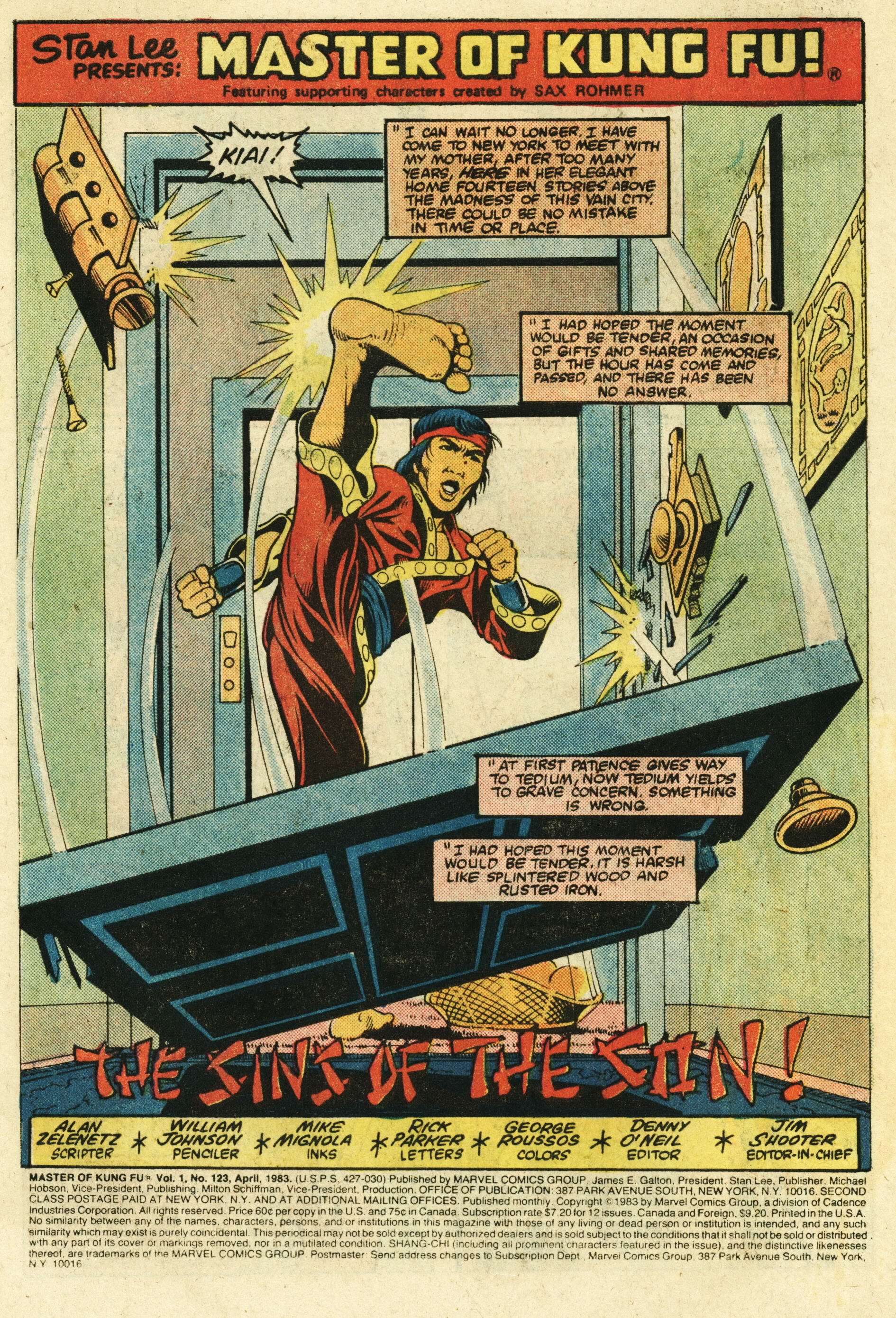 Read online Master of Kung Fu (1974) comic -  Issue #123 - 2