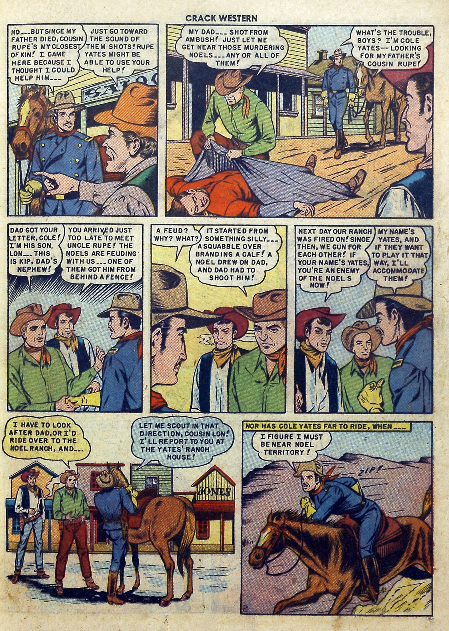 Read online Crack Western comic -  Issue #66 - 19