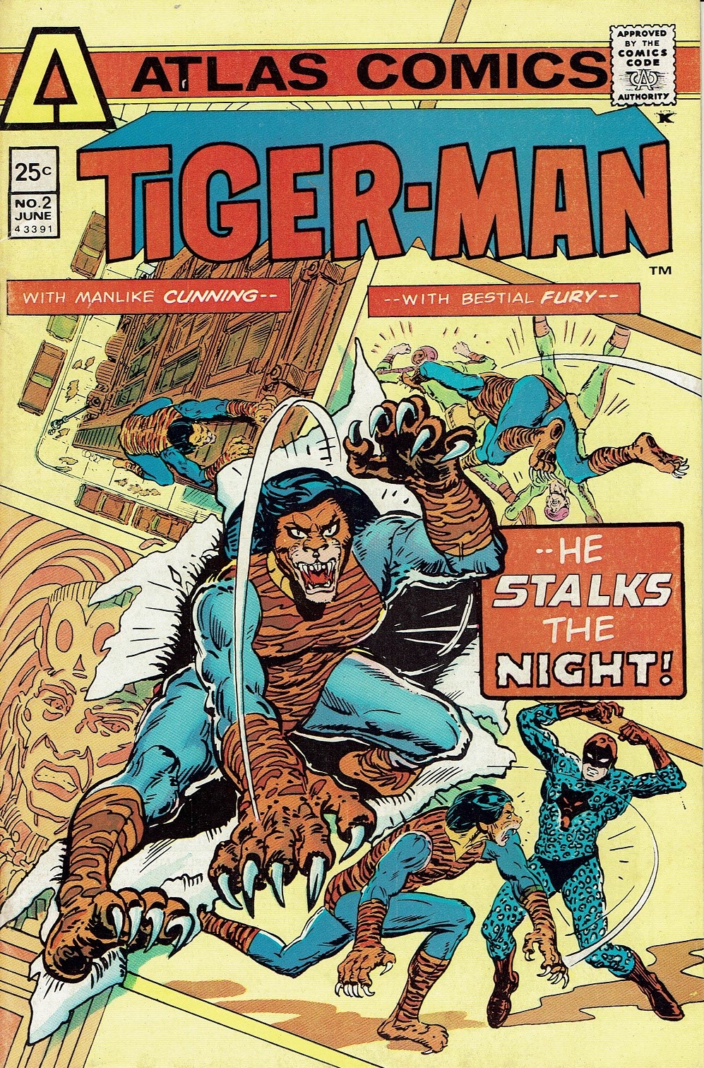 Read online Tiger-Man comic -  Issue #2 - 1