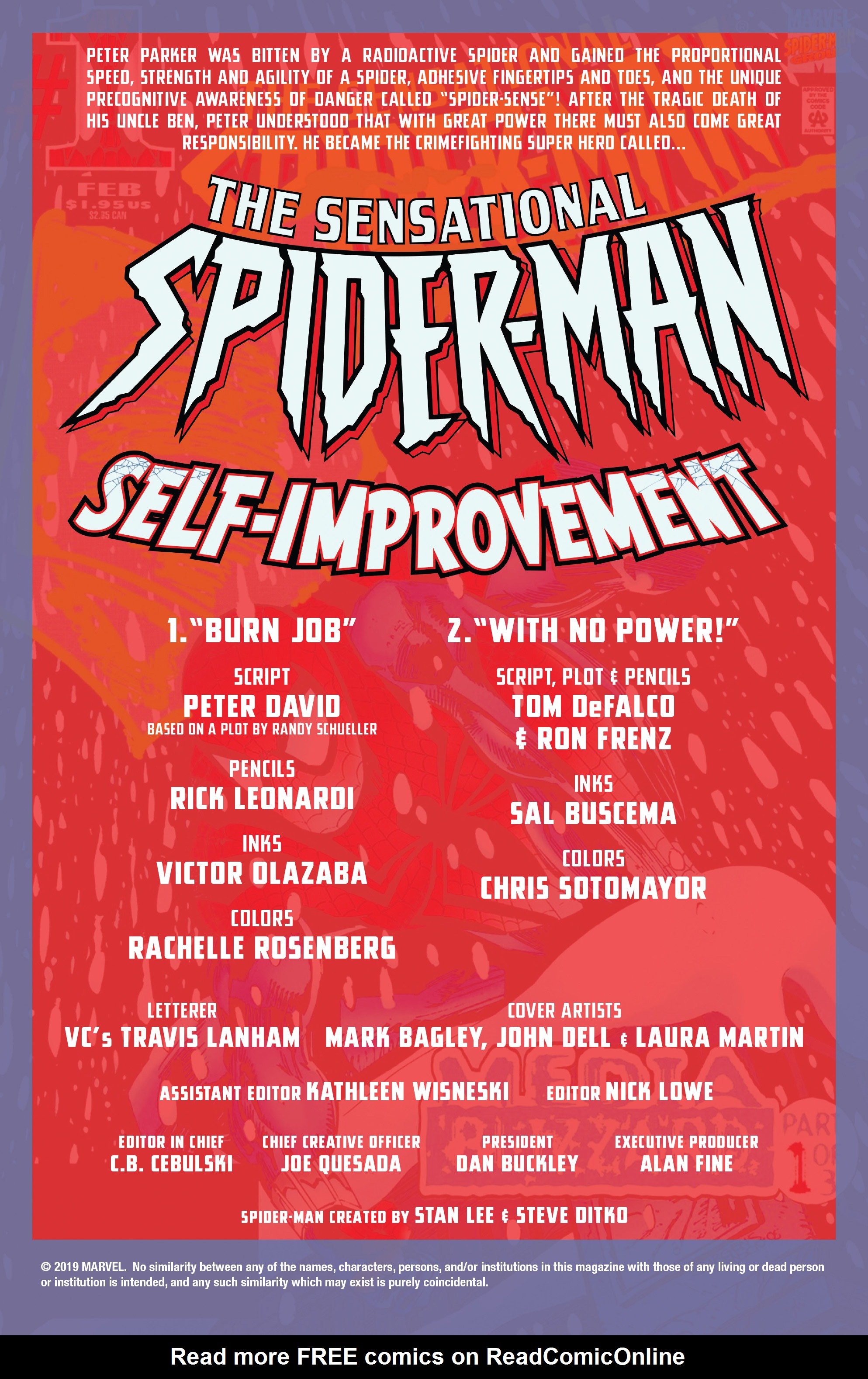 Read online The Sensational Spider-Man: Self-Improvement comic -  Issue # Full - 2
