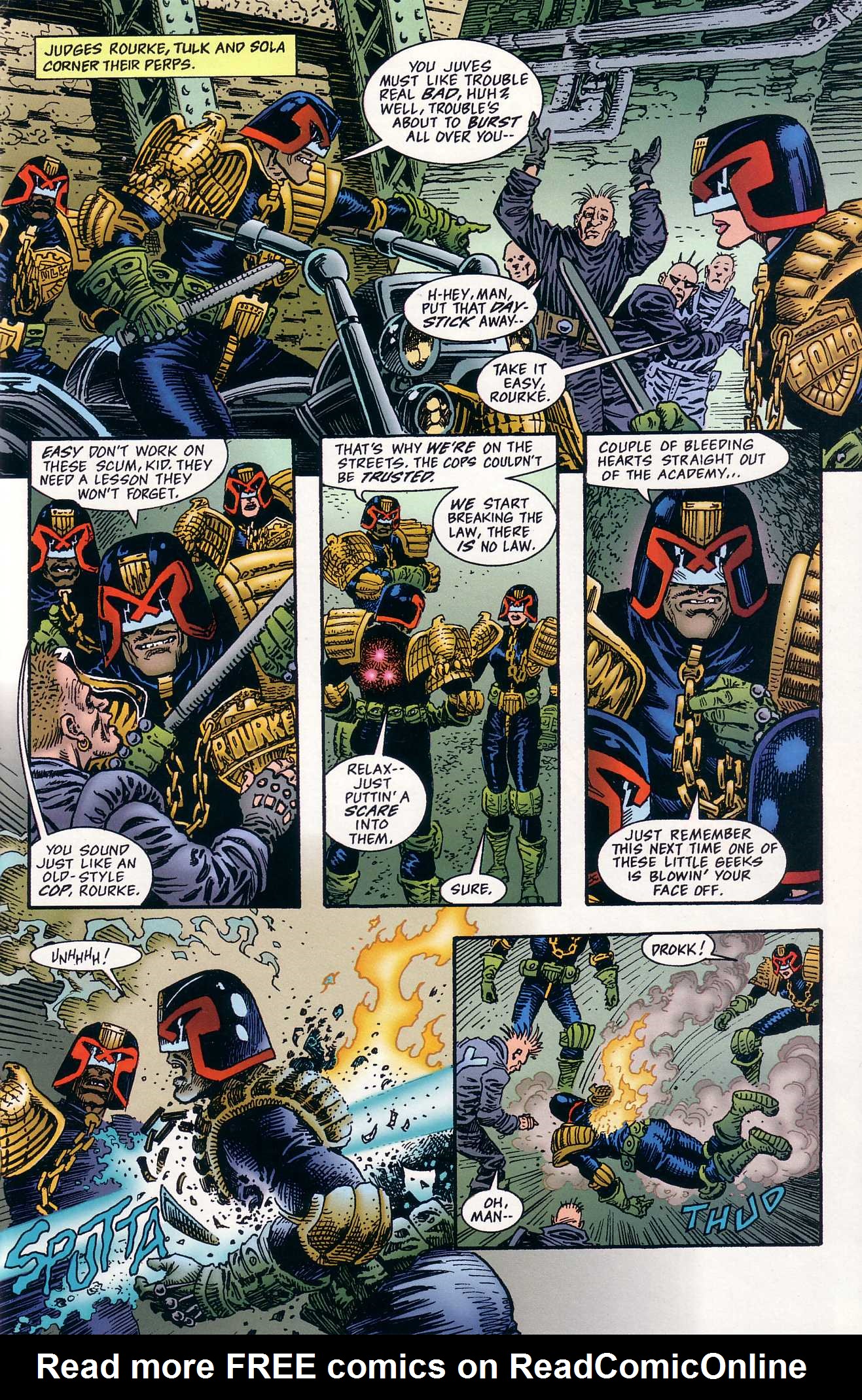 Read online Predator Versus Judge Dredd comic -  Issue #1 - 11