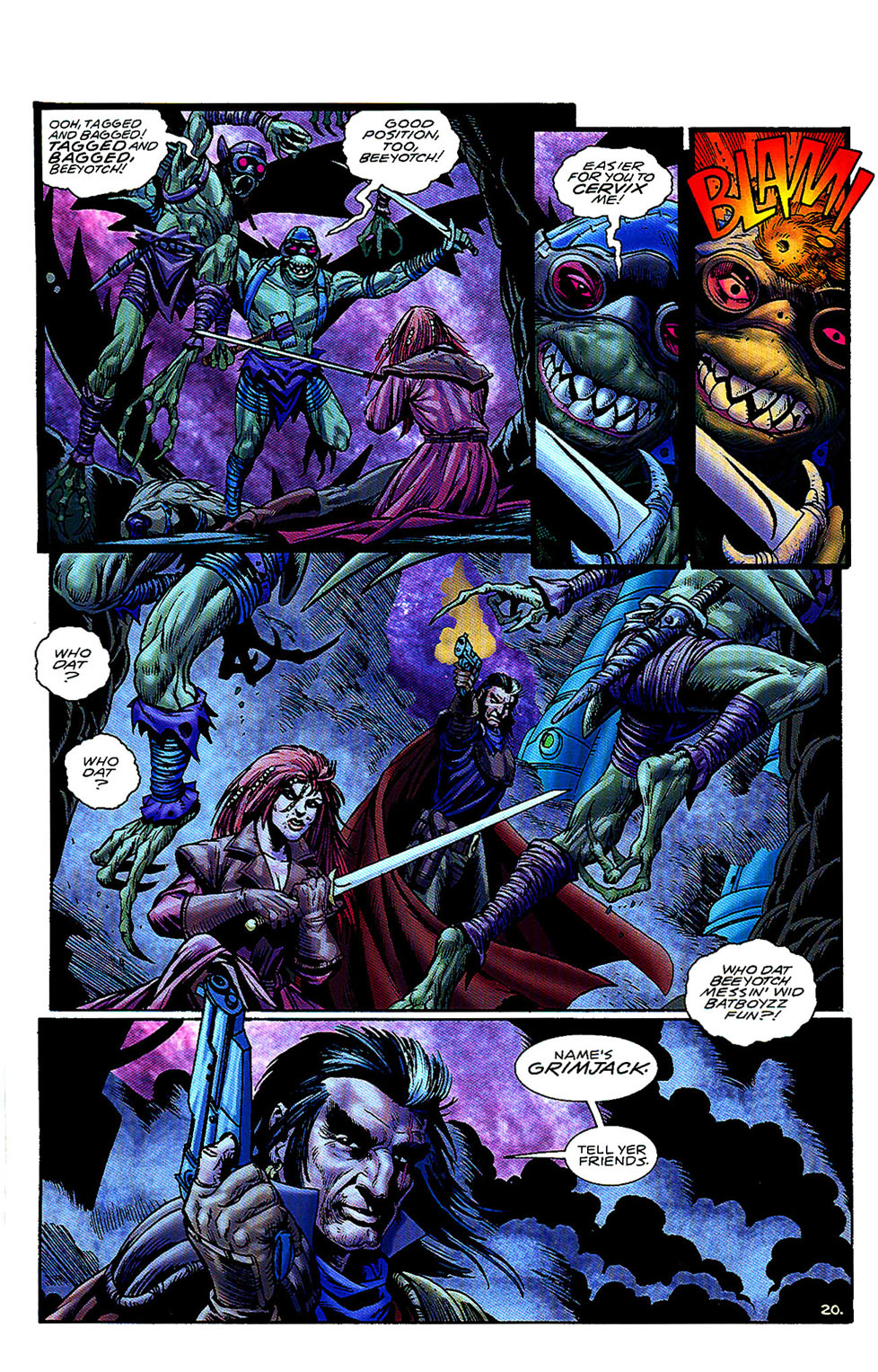 Read online Grimjack: Killer Instinct comic -  Issue #4 - 22