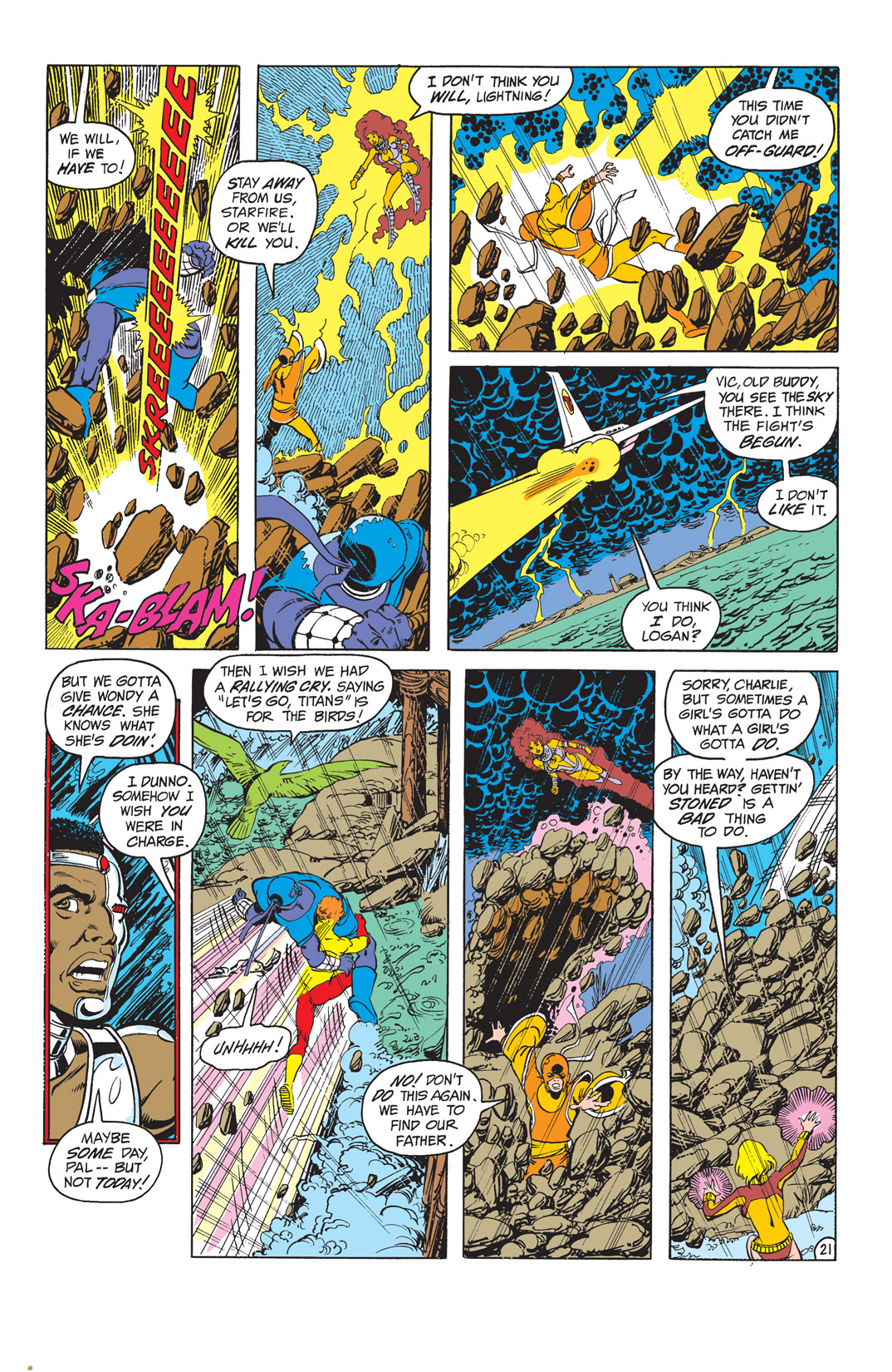 Read online The New Teen Titans (1980) comic -  Issue #32 - 22