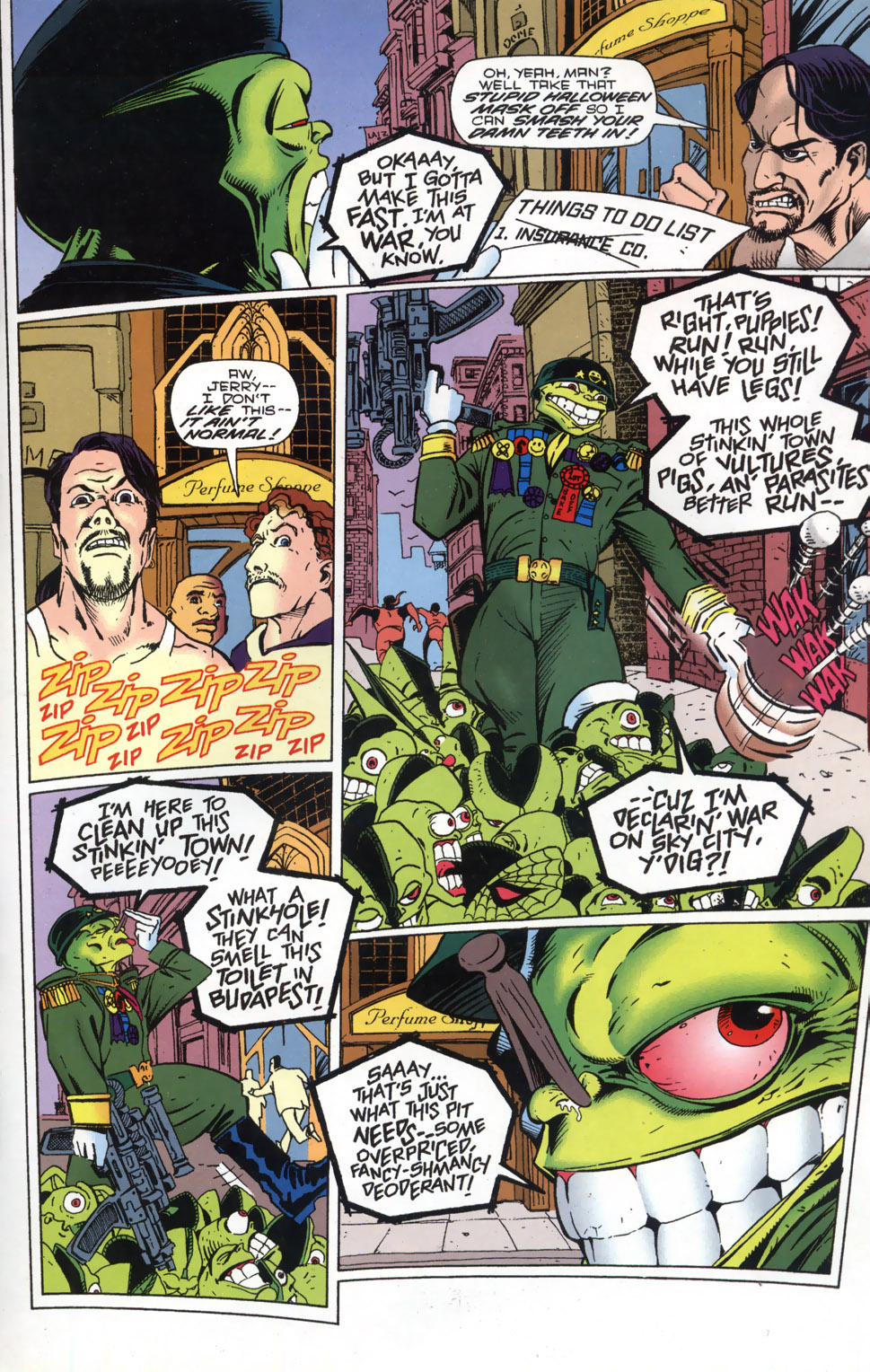 Read online The Mask: The Hunt for Green October comic -  Issue #1 - 17