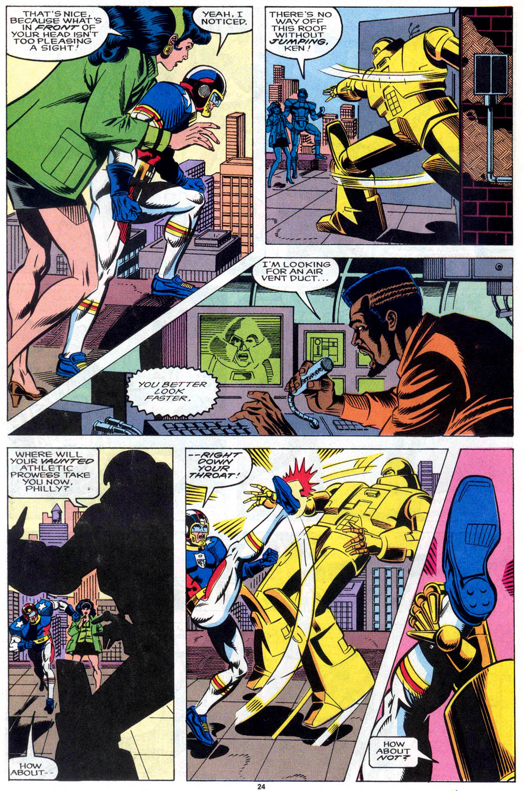 Read online NFL SuperPro comic -  Issue #4 - 19