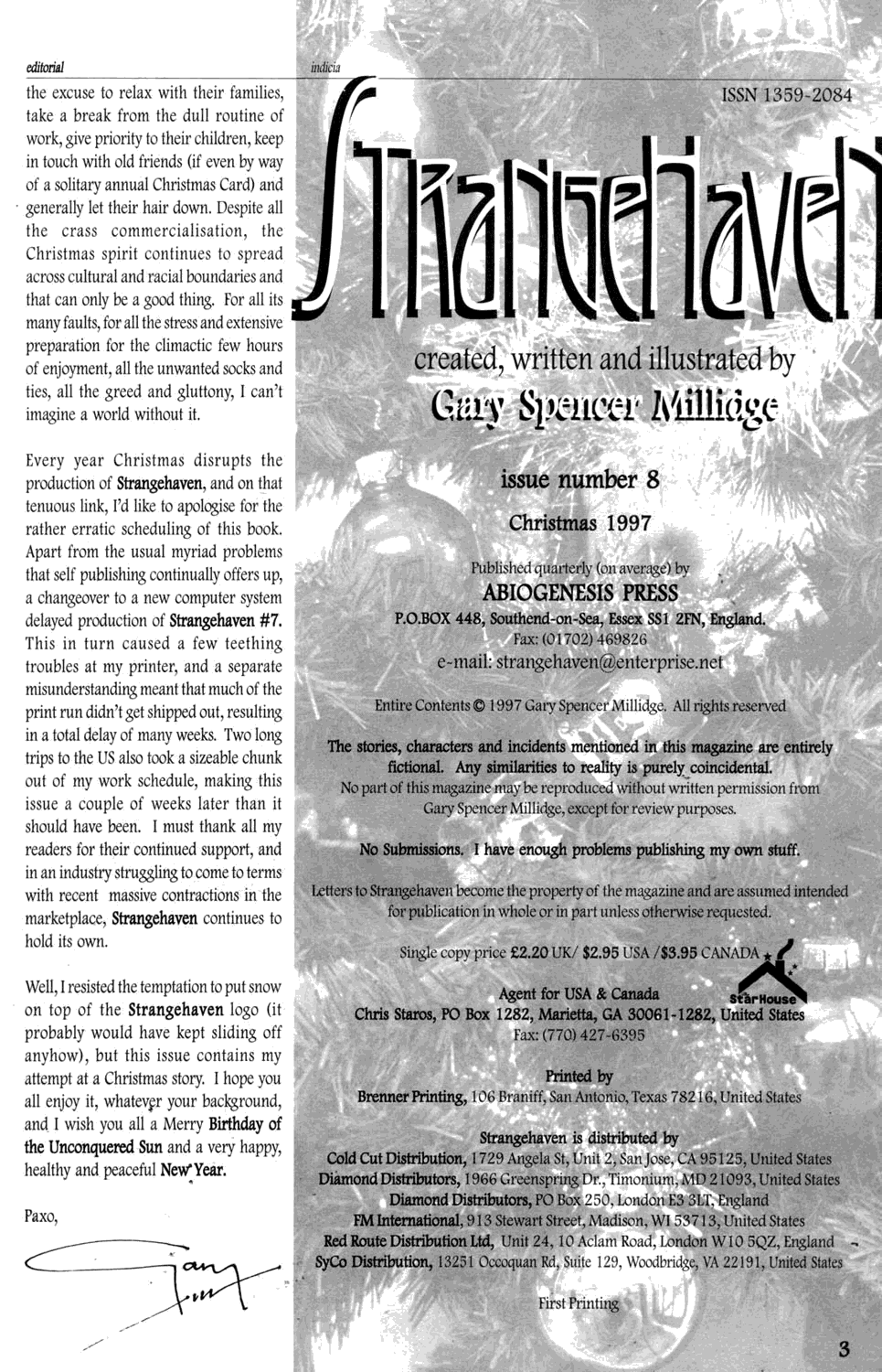 Read online Strangehaven comic -  Issue #8 - 3