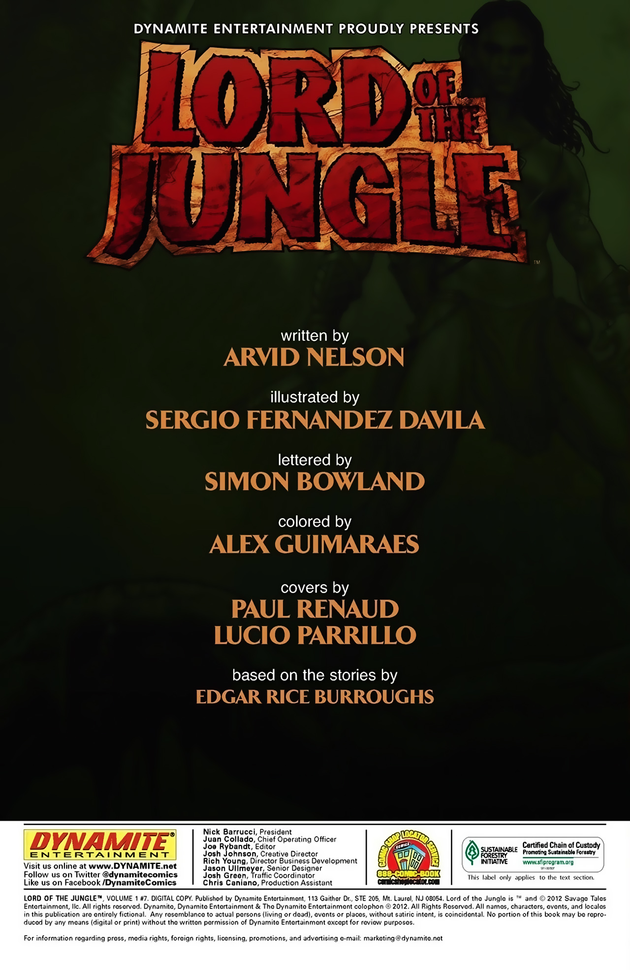 Read online Lord Of The Jungle (2012) comic -  Issue #7 - 3