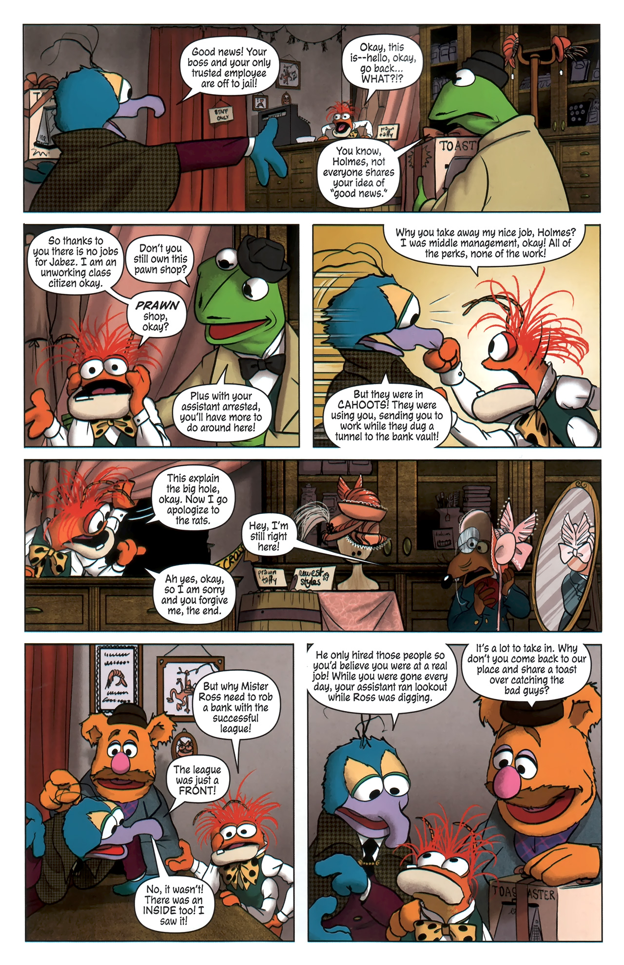 Read online Muppet Sherlock Holmes comic -  Issue #3 - 22