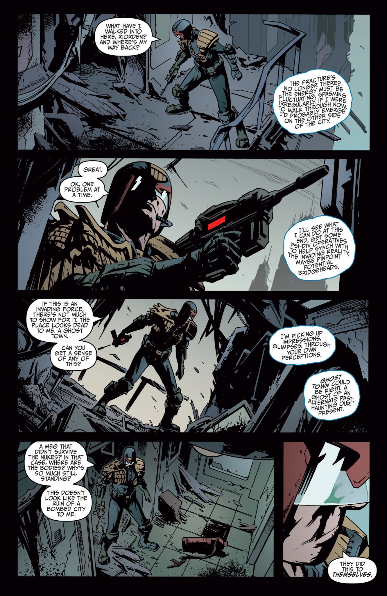 Read online Judge Dredd: Year One comic -  Issue #3 - 5