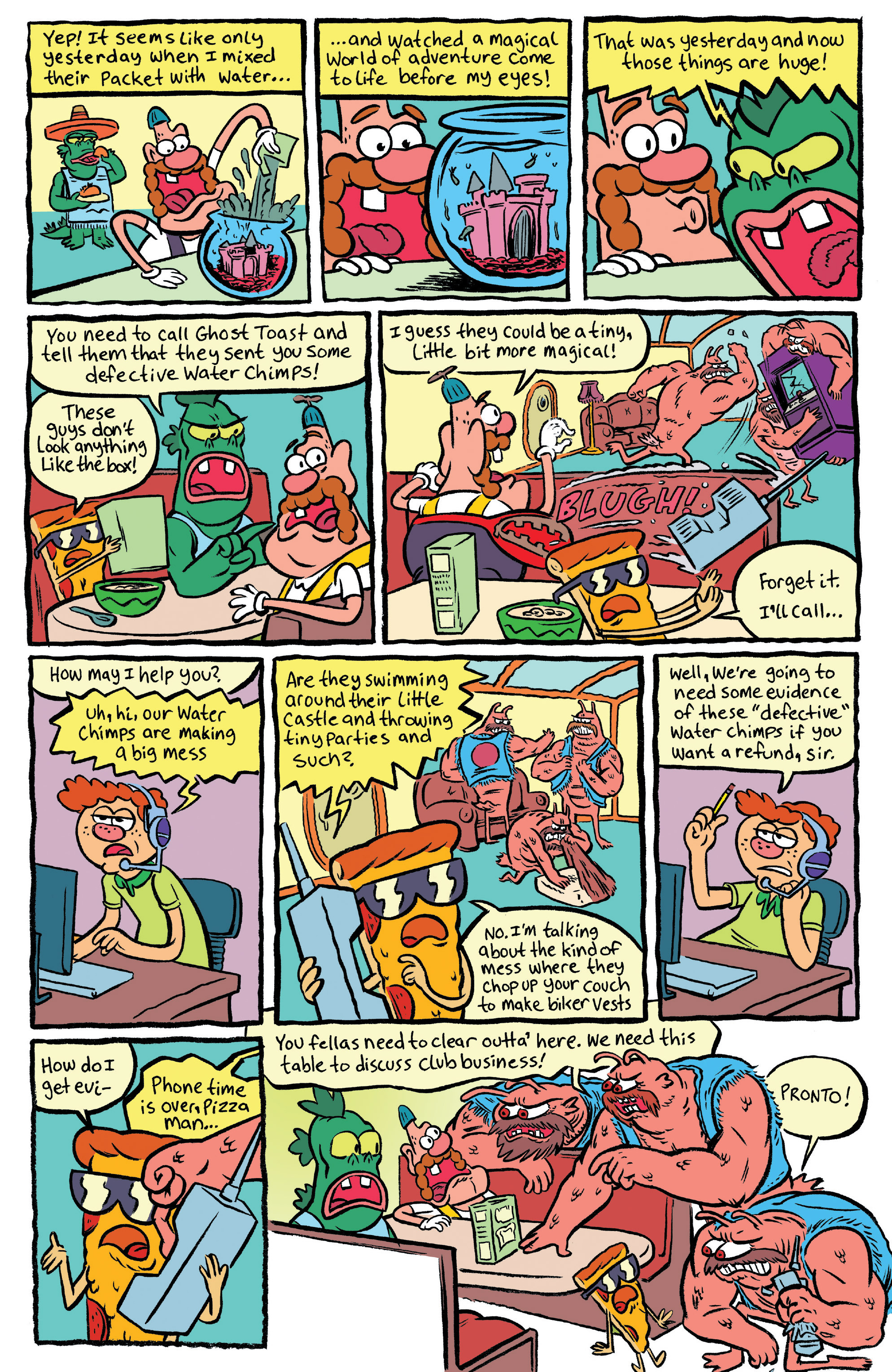 Read online Uncle Grandpa: Pizza Steve Special comic -  Issue # Full - 12