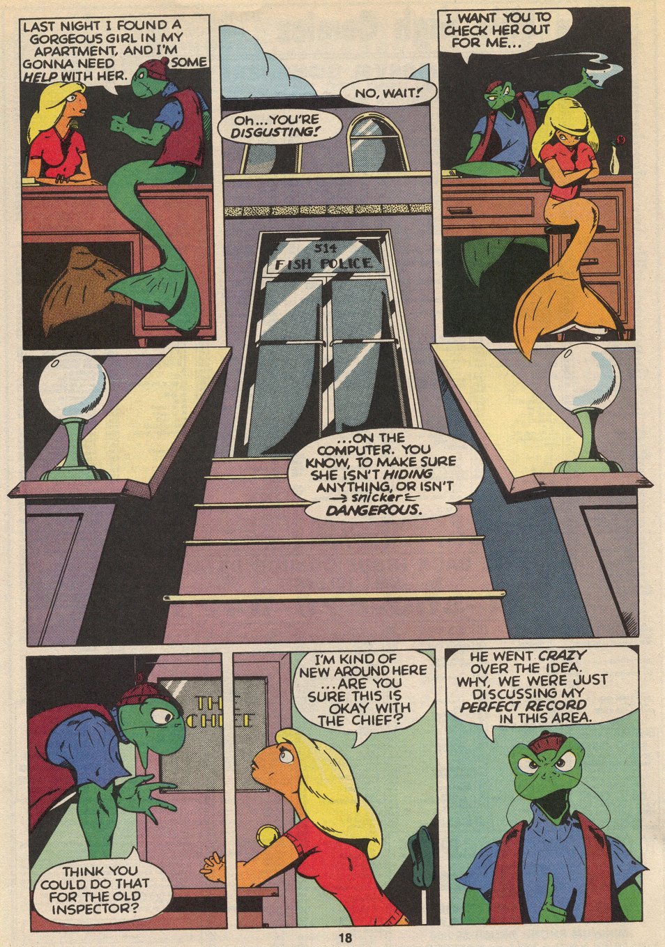 Read online Fish Police comic -  Issue #1 - 15