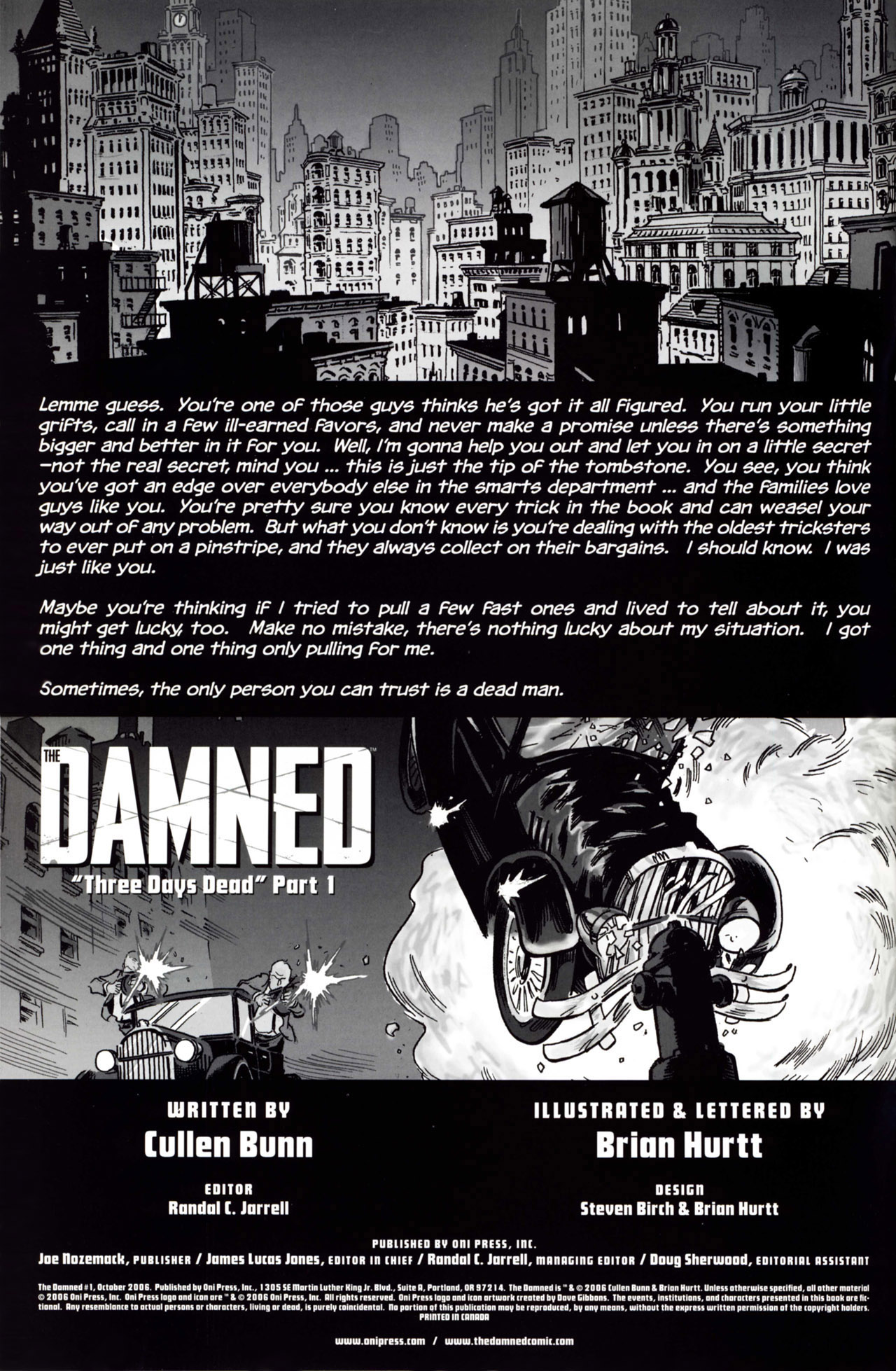 Read online The Damned (2006) comic -  Issue #1 - 2