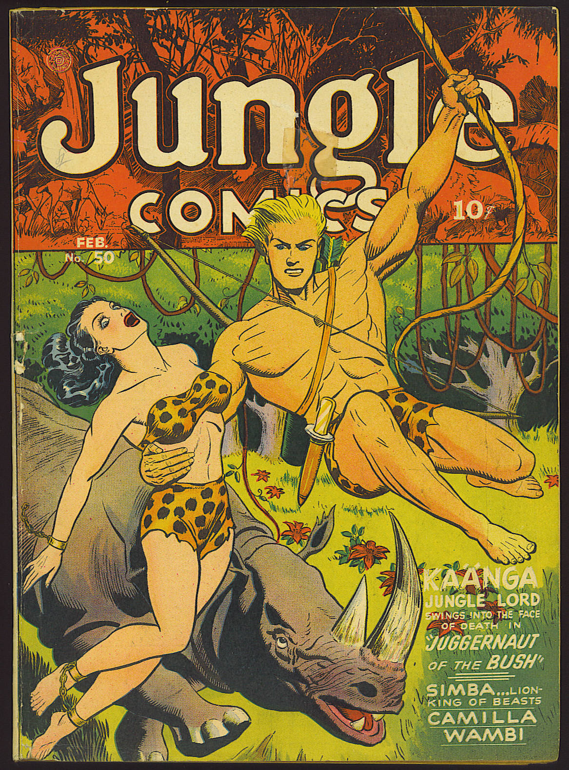 Read online Jungle Comics comic -  Issue #50 - 1