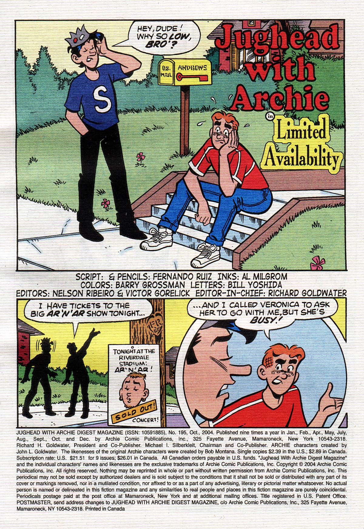 Read online Jughead with Archie Digest Magazine comic -  Issue #195 - 3