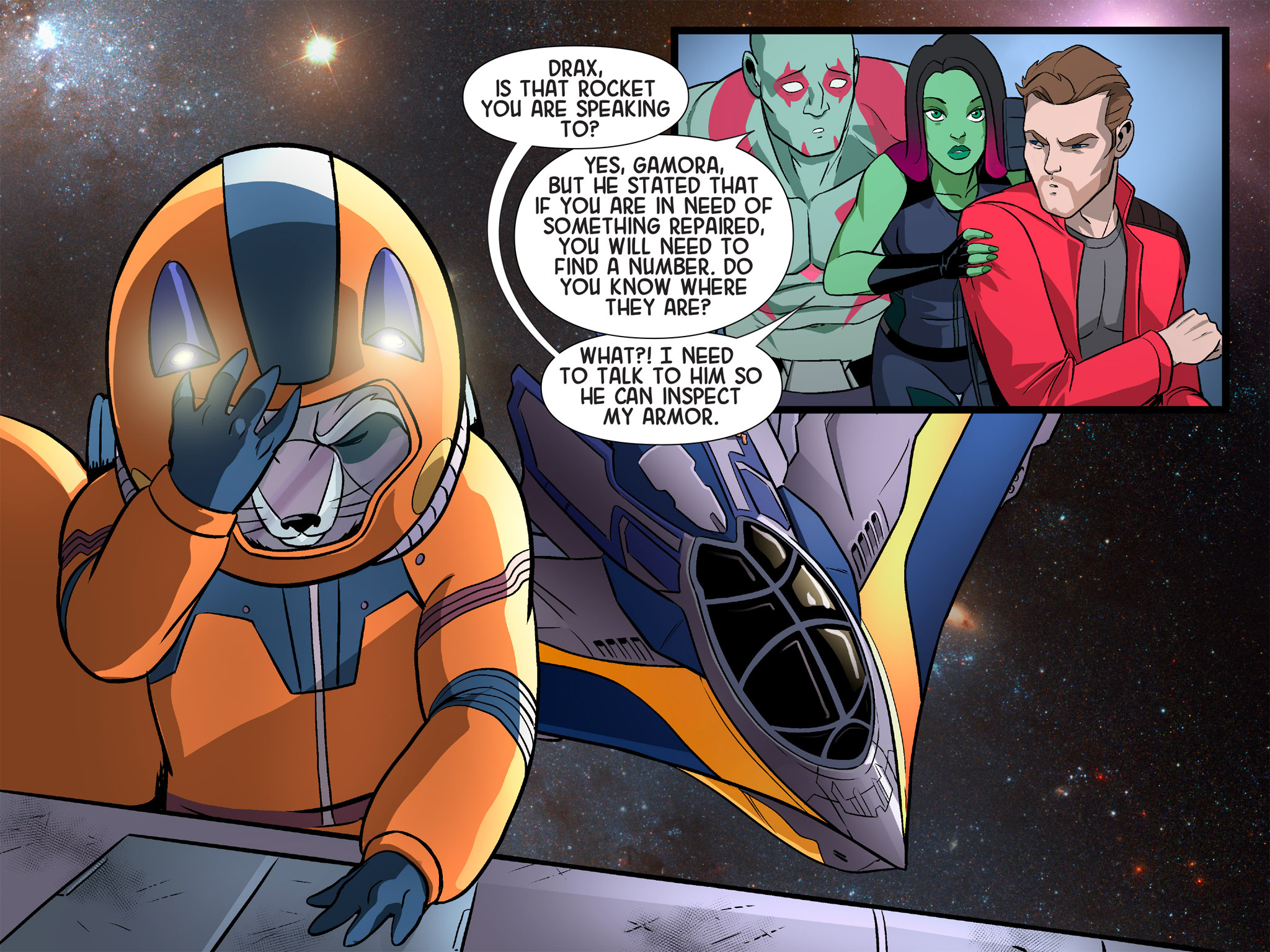 Read online Guardians of the Galaxy: Awesome Mix Infinite Comic comic -  Issue #6 - 9
