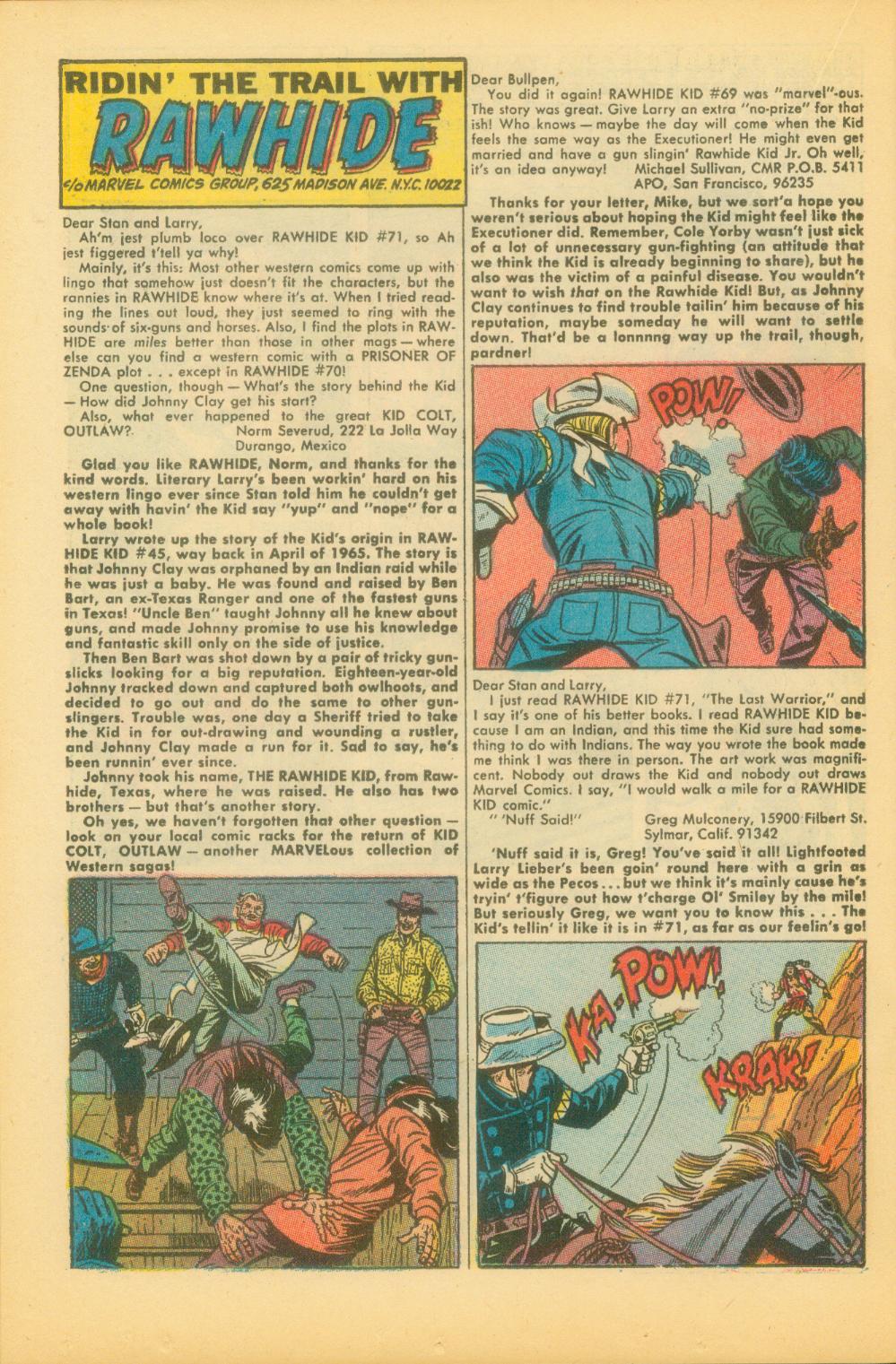 Read online The Rawhide Kid comic -  Issue #73 - 23