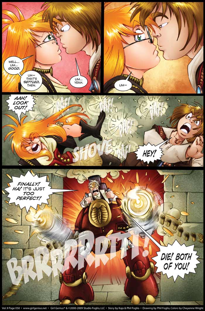 Read online Girl Genius (2002) comic -  Issue #9 - 51