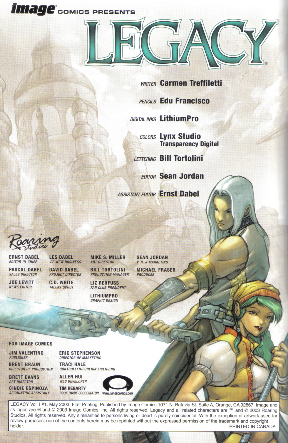 Read online Legacy (2002) comic -  Issue #1 - 2