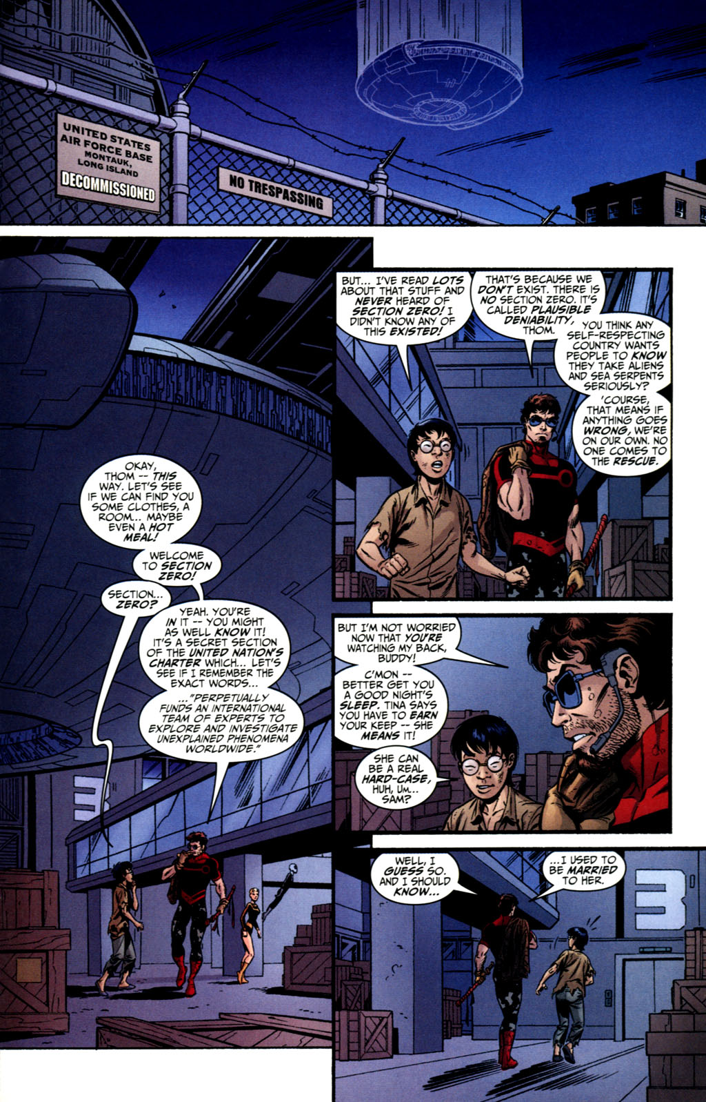 Read online Section Zero comic -  Issue #1 - 21