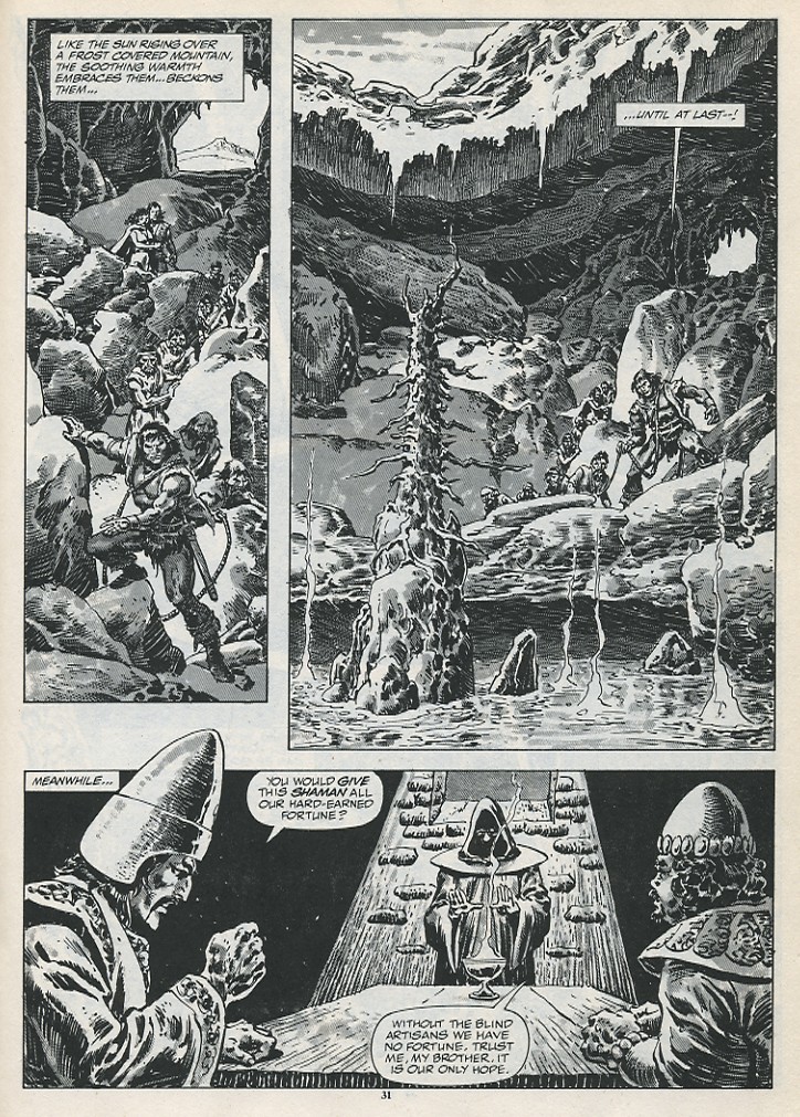 Read online The Savage Sword Of Conan comic -  Issue #187 - 33