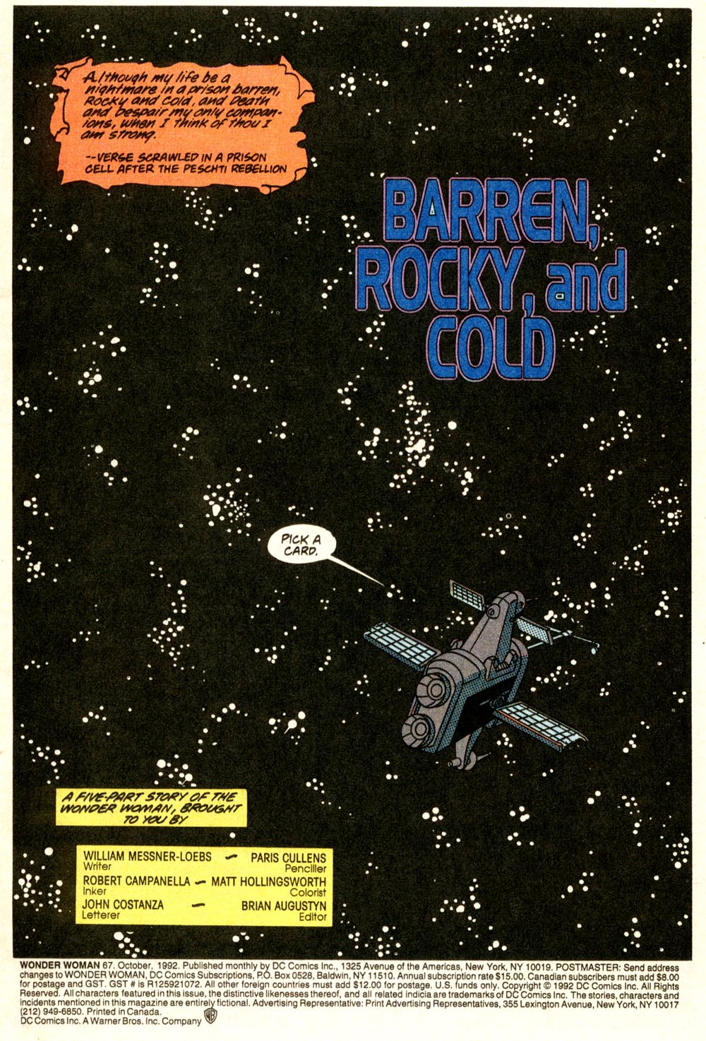 Read online Wonder Woman (1987) comic -  Issue #67 - 2