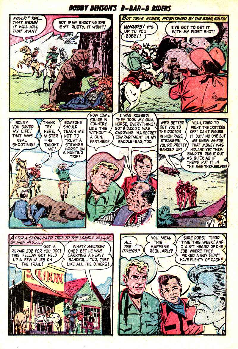 Read online Bobby Benson's B-Bar-B Riders comic -  Issue #7 - 27