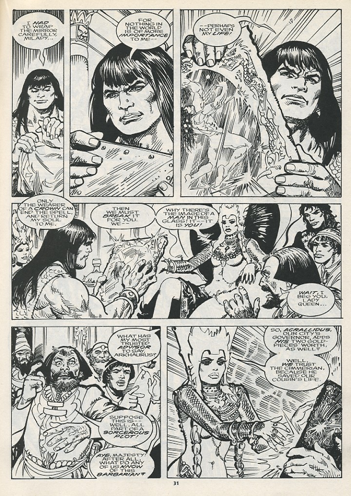 Read online The Savage Sword Of Conan comic -  Issue #217 - 33