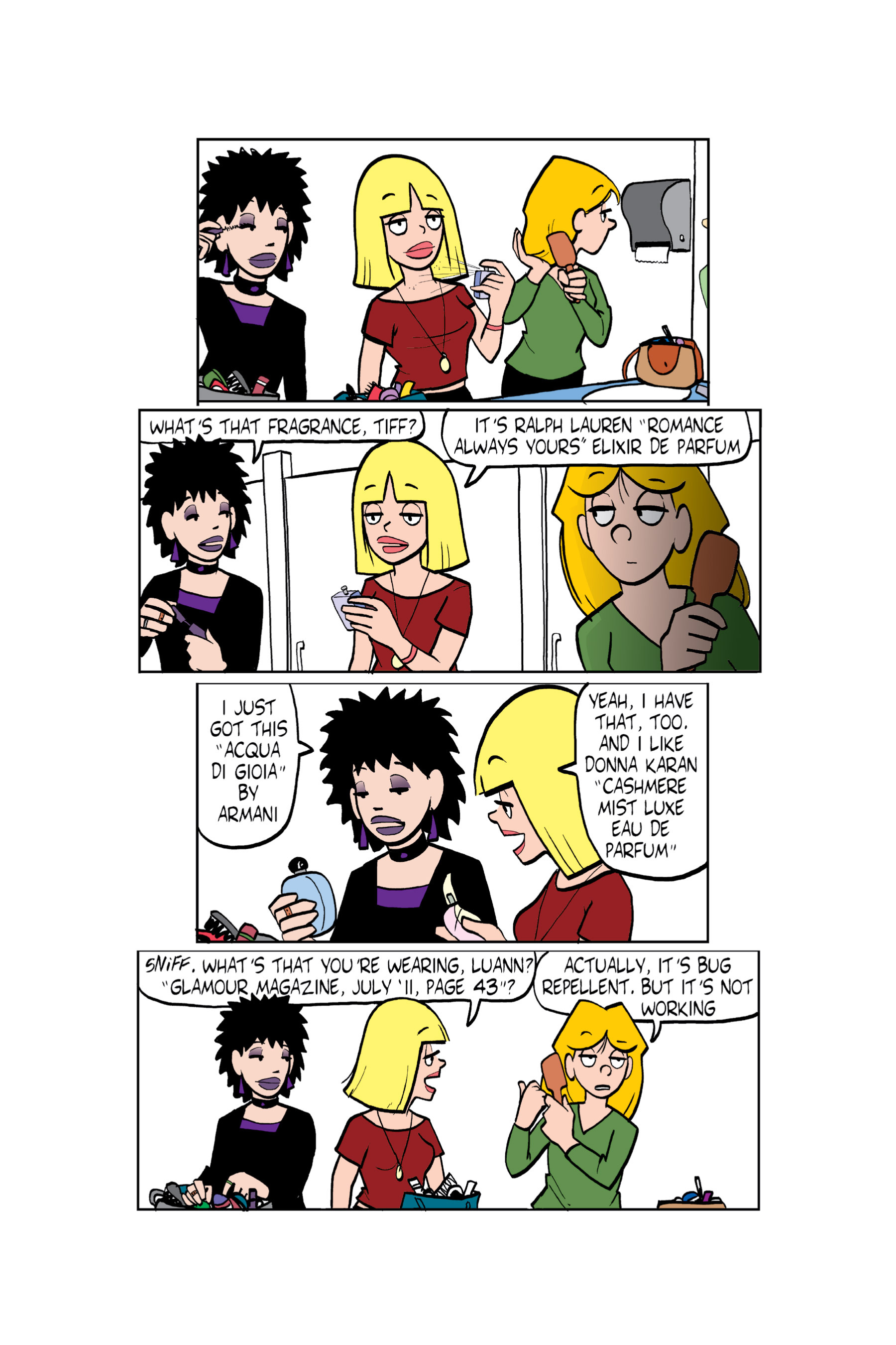 Read online Luann: Stress   Hormones = High School comic -  Issue # TPB - 7