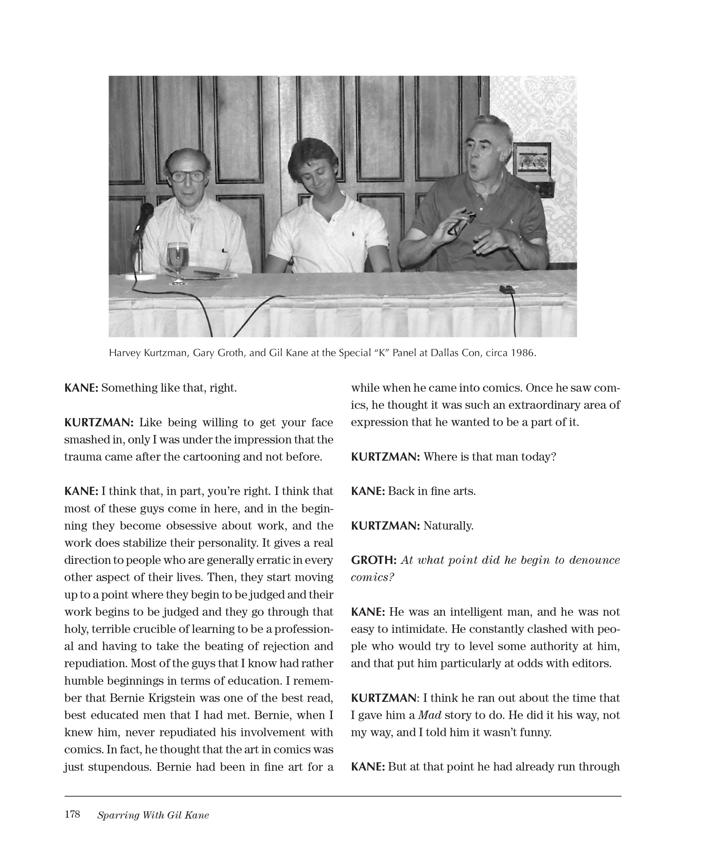 Read online Sparring With Gil Kane: Colloquies On Comic Art and Aesthetics comic -  Issue # TPB (Part 2) - 78