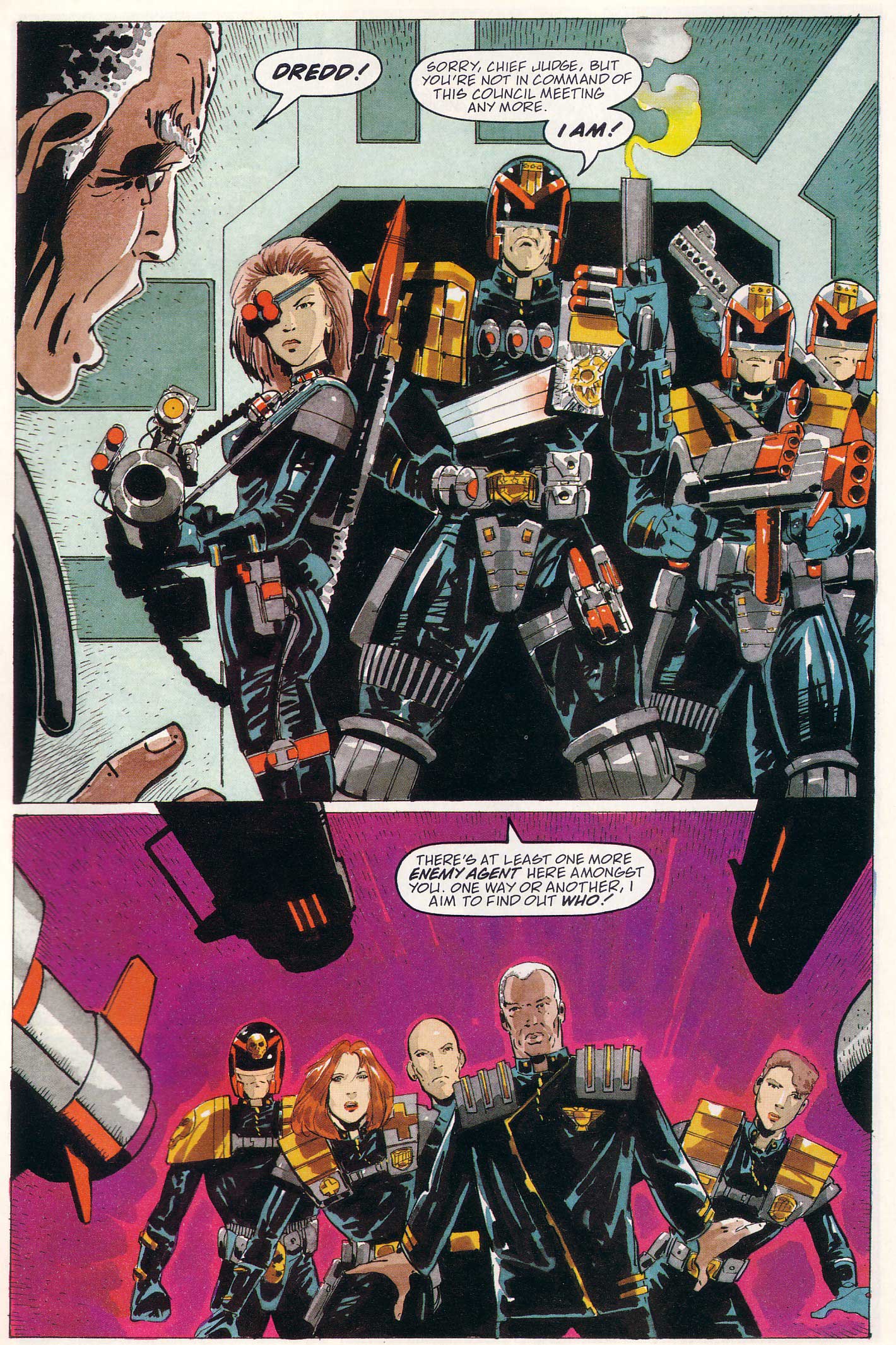 Read online Judge Dredd Lawman of the Future comic -  Issue #23 - 7