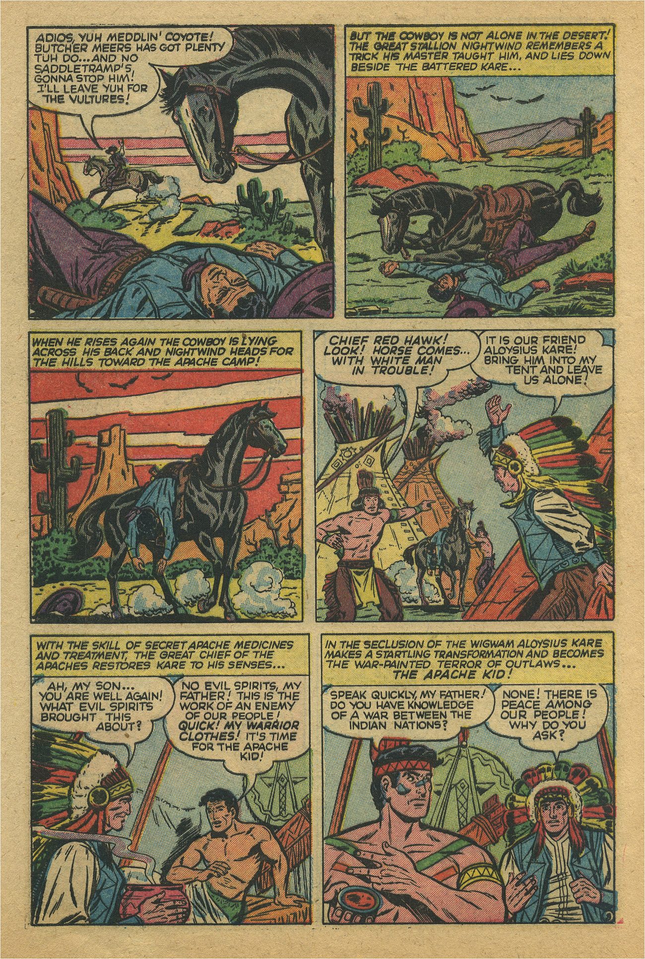 Read online Apache Kid comic -  Issue #7 - 28