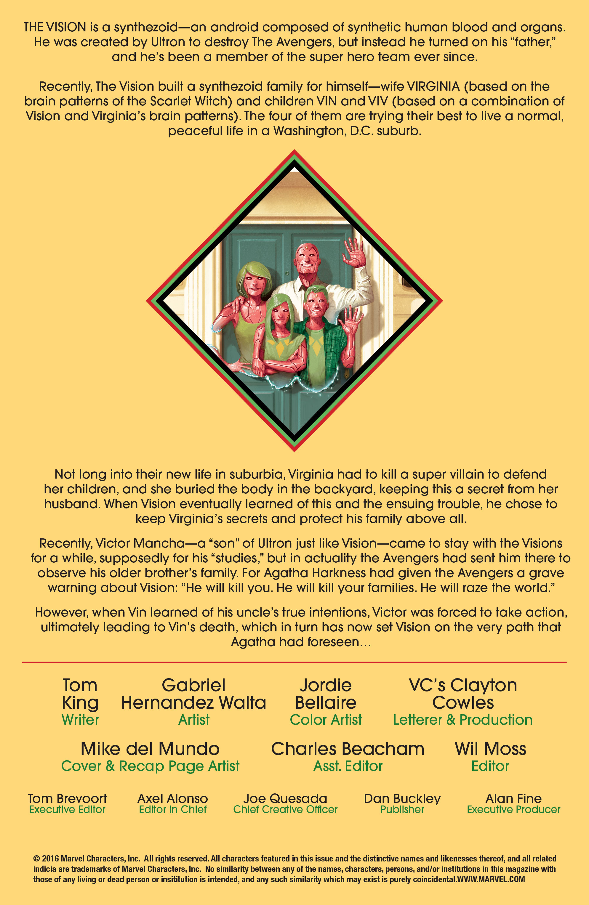 Read online Vision comic -  Issue #11 - 2