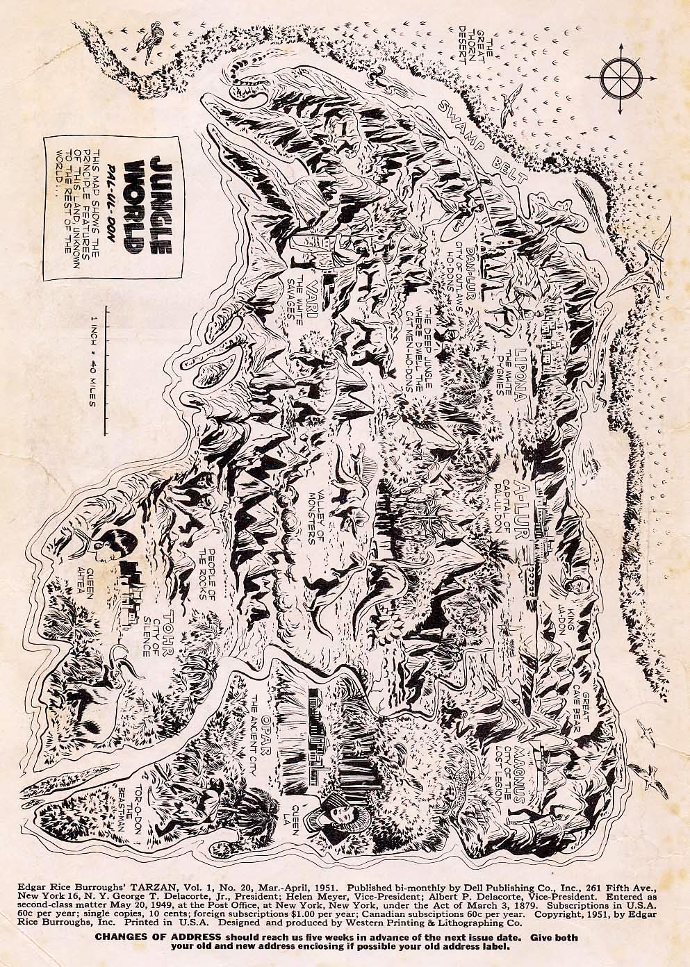 Read online Tarzan (1948) comic -  Issue #20 - 2