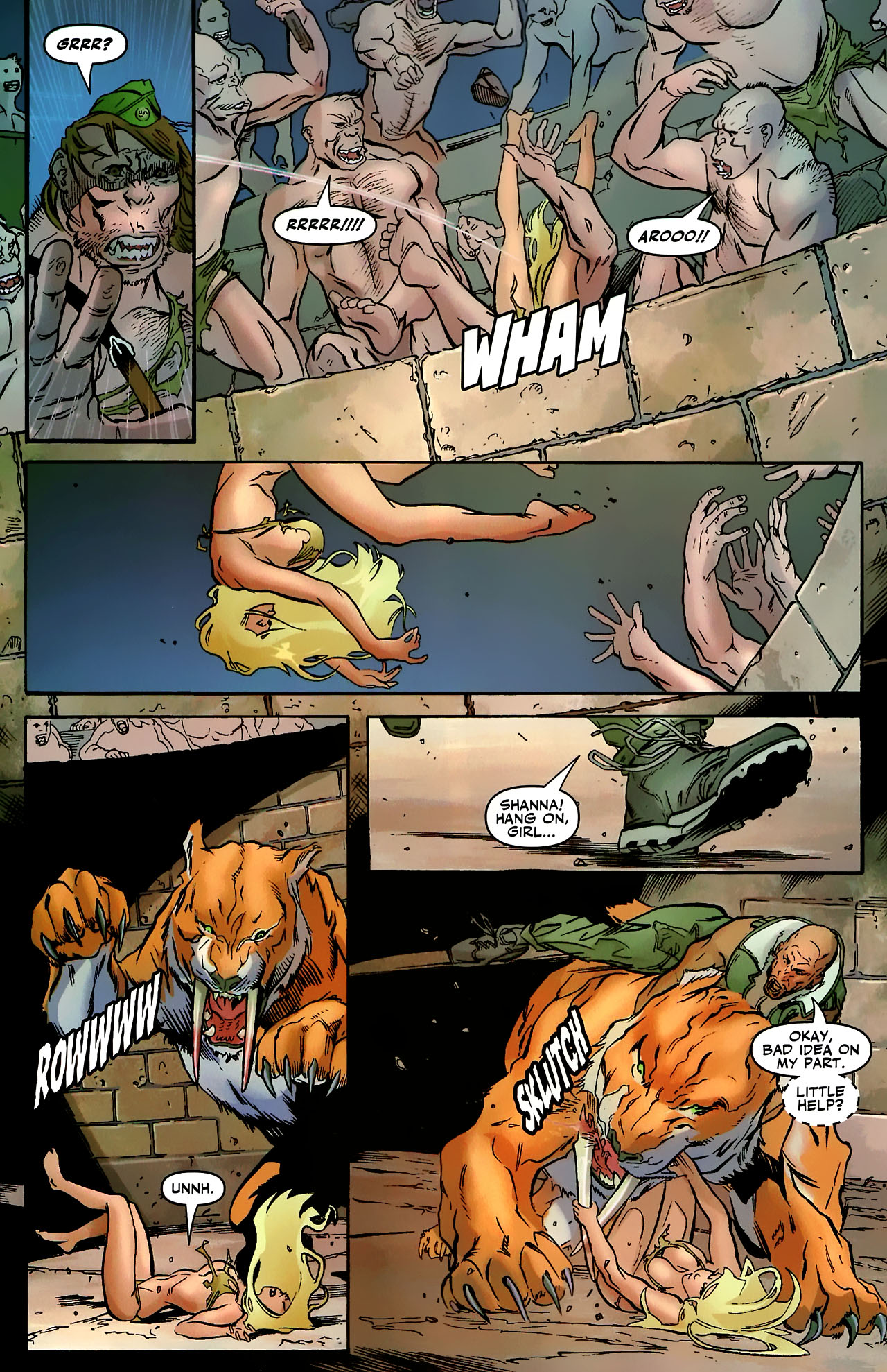 Read online Shanna the She-Devil: Survival of the Fittest comic -  Issue #3 - 7