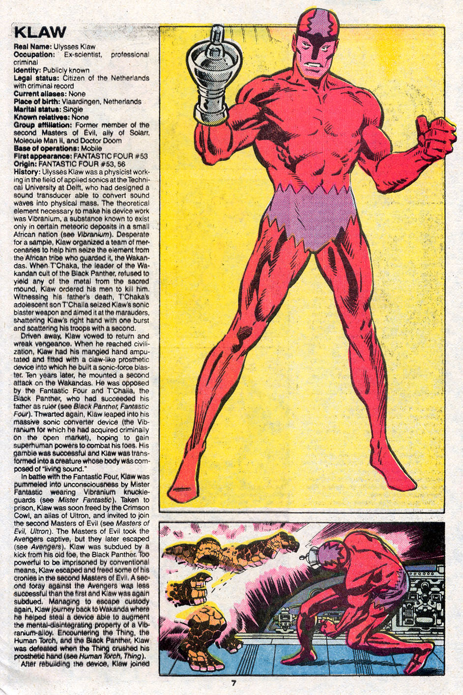 Read online The Official Handbook of the Marvel Universe Deluxe Edition comic -  Issue #7 - 9