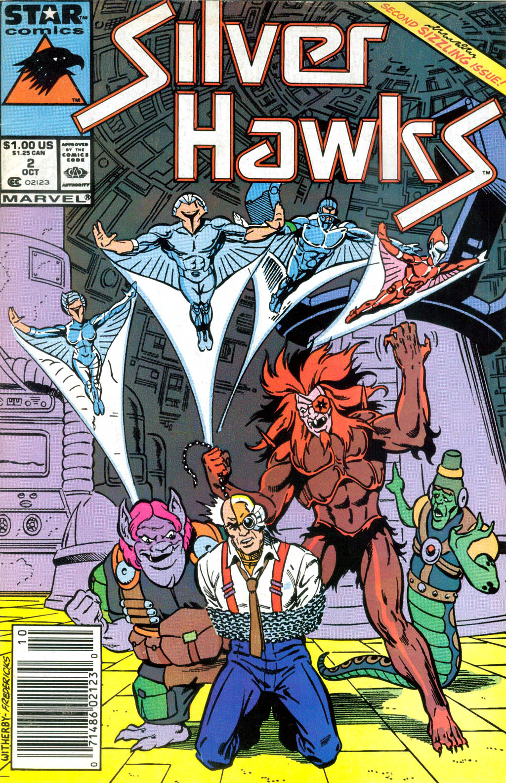 Read online SilverHawks comic -  Issue #2 - 1