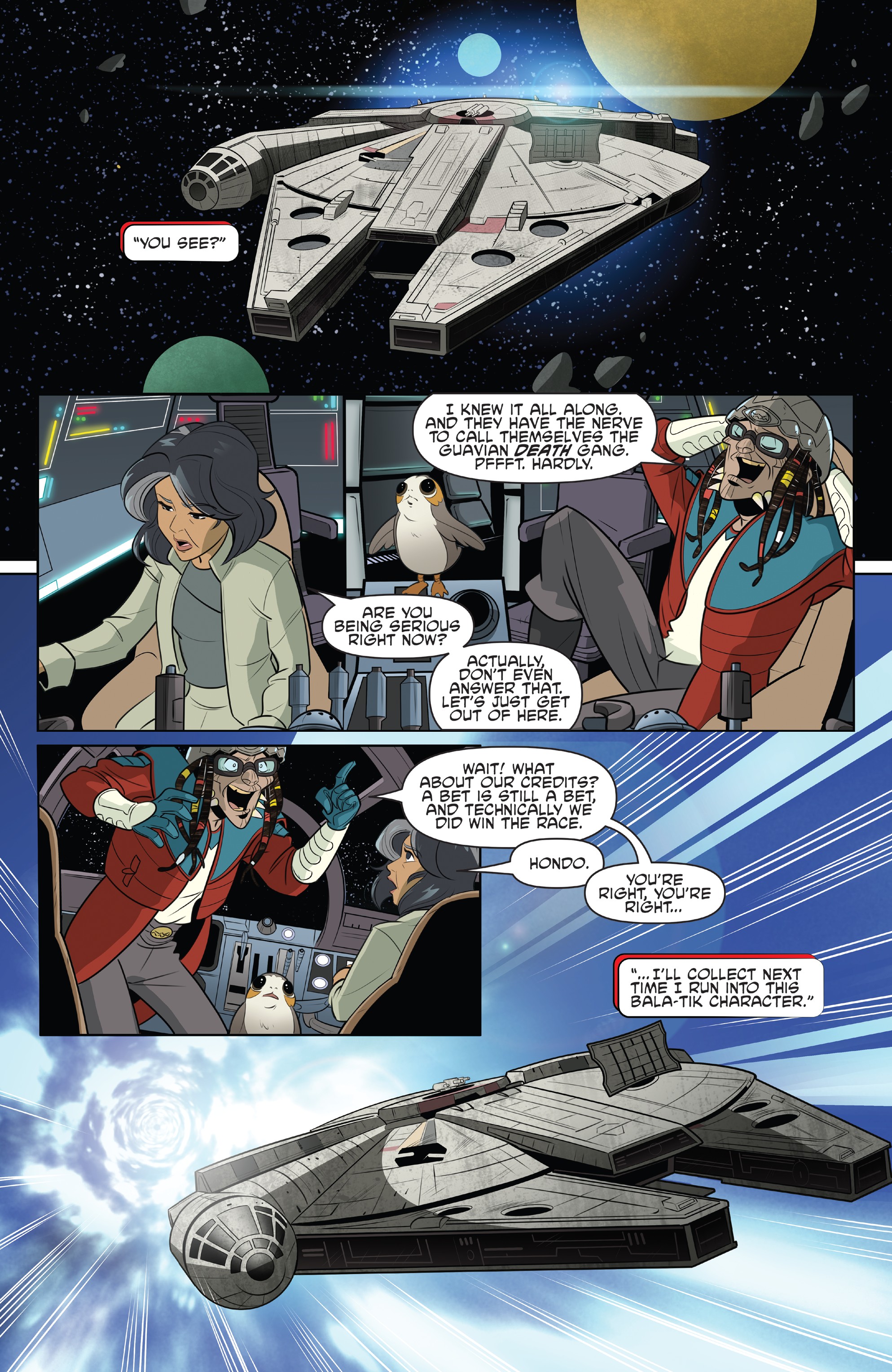 Read online Star Wars Adventures: Flight of the Falcon comic -  Issue # Full - 22