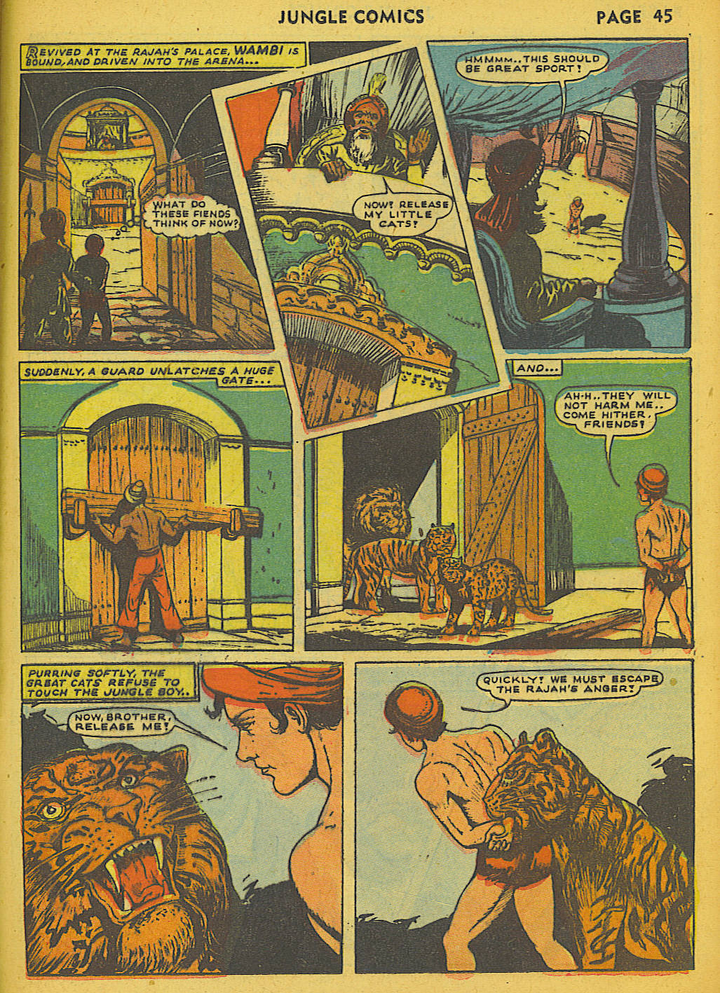 Read online Jungle Comics comic -  Issue #36 - 48