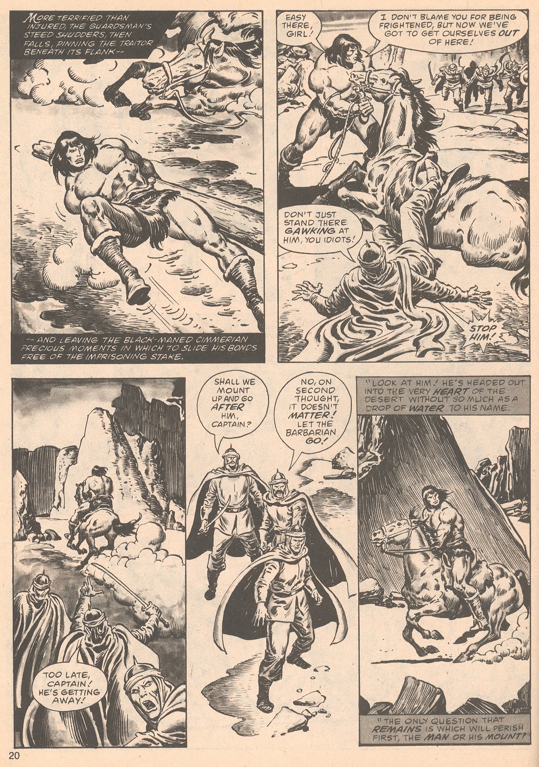 Read online The Savage Sword Of Conan comic -  Issue #63 - 20